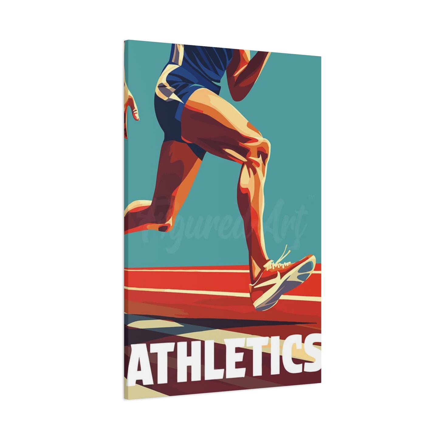 Abstract Athletics Running Wall Art & Canvas Prints