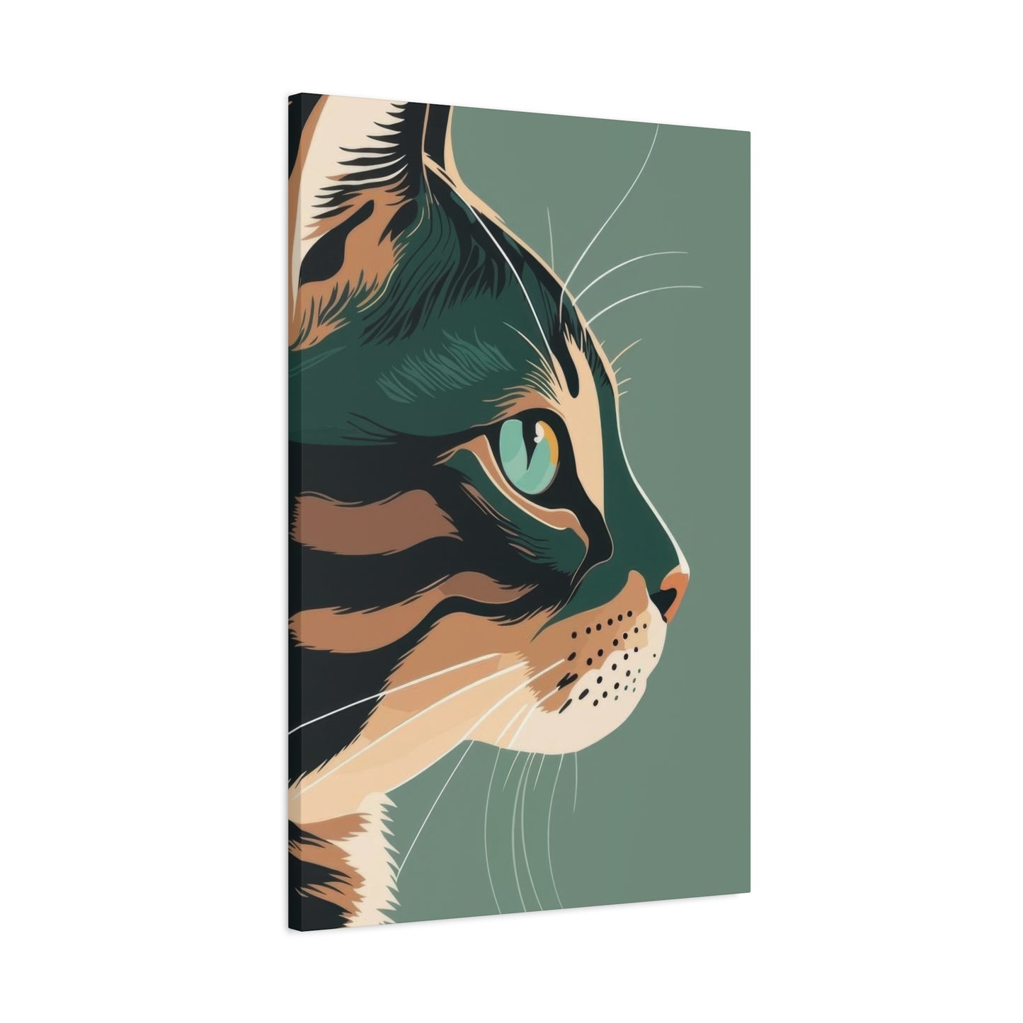 Cat Face Closeup Deco Wall Art & Canvas Prints