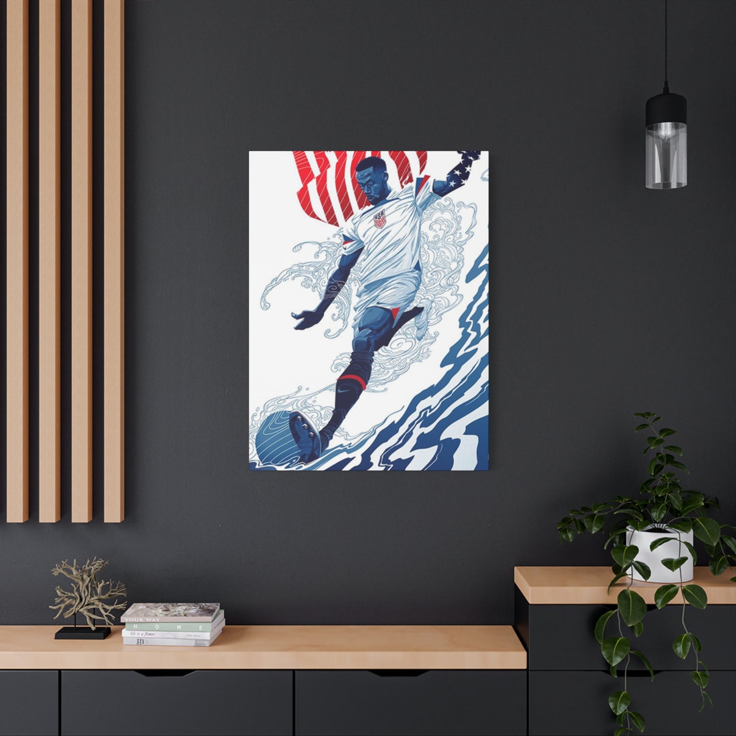 American Soccer Player Wall Art & Canvas Prints