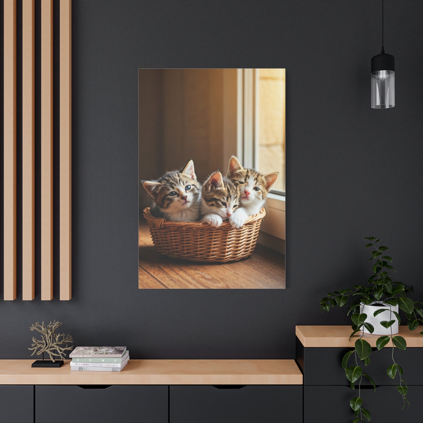 Basket of Kittens Wall Art & Canvas Prints