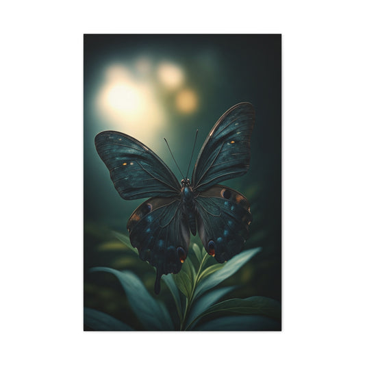 Midnight Forest Butterfly Botanical Study Wall Art & Canvas Prints