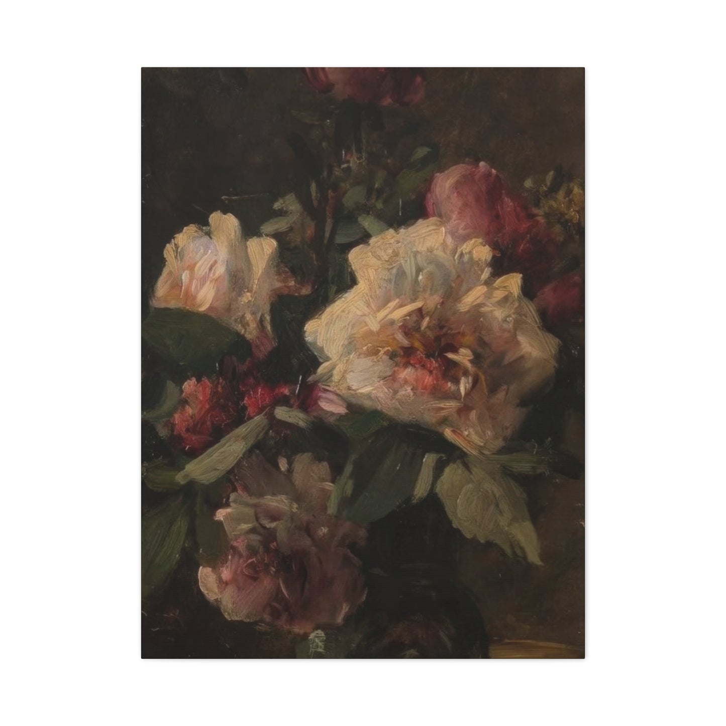Flower Vase Dark Academia Wall Art & Canvas Prints