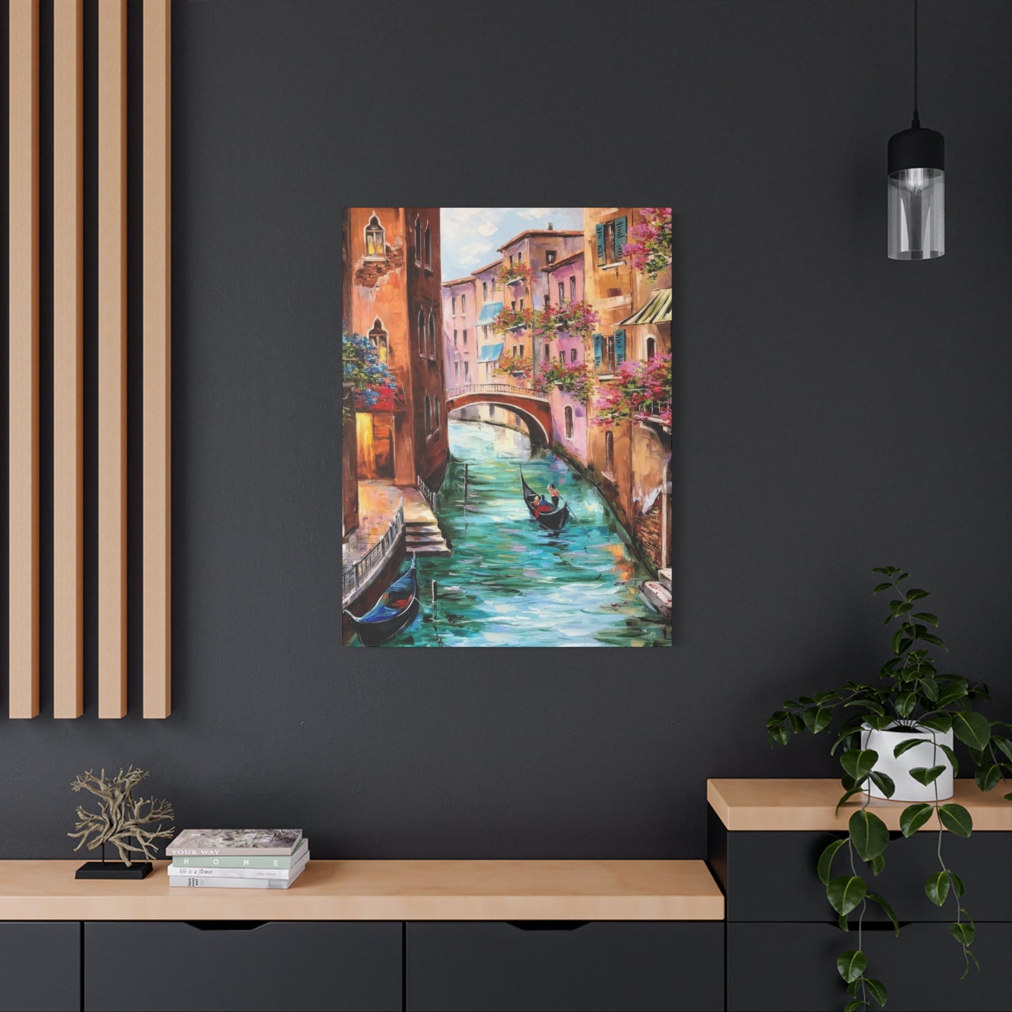 Venice Italy Boat Painting Wall Art & Canvas Prints