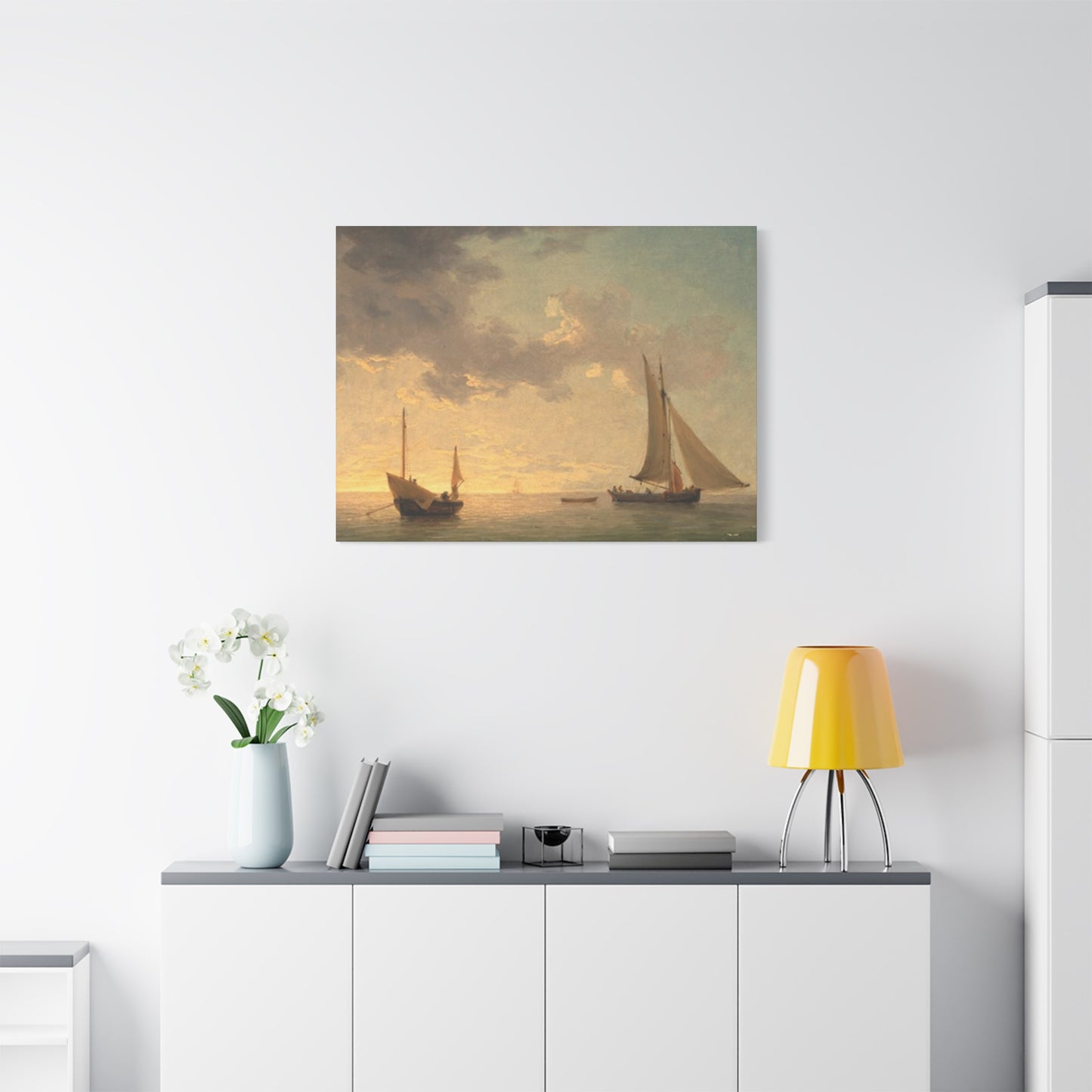 Ship In Sea Wall Art & Canvas Prints
