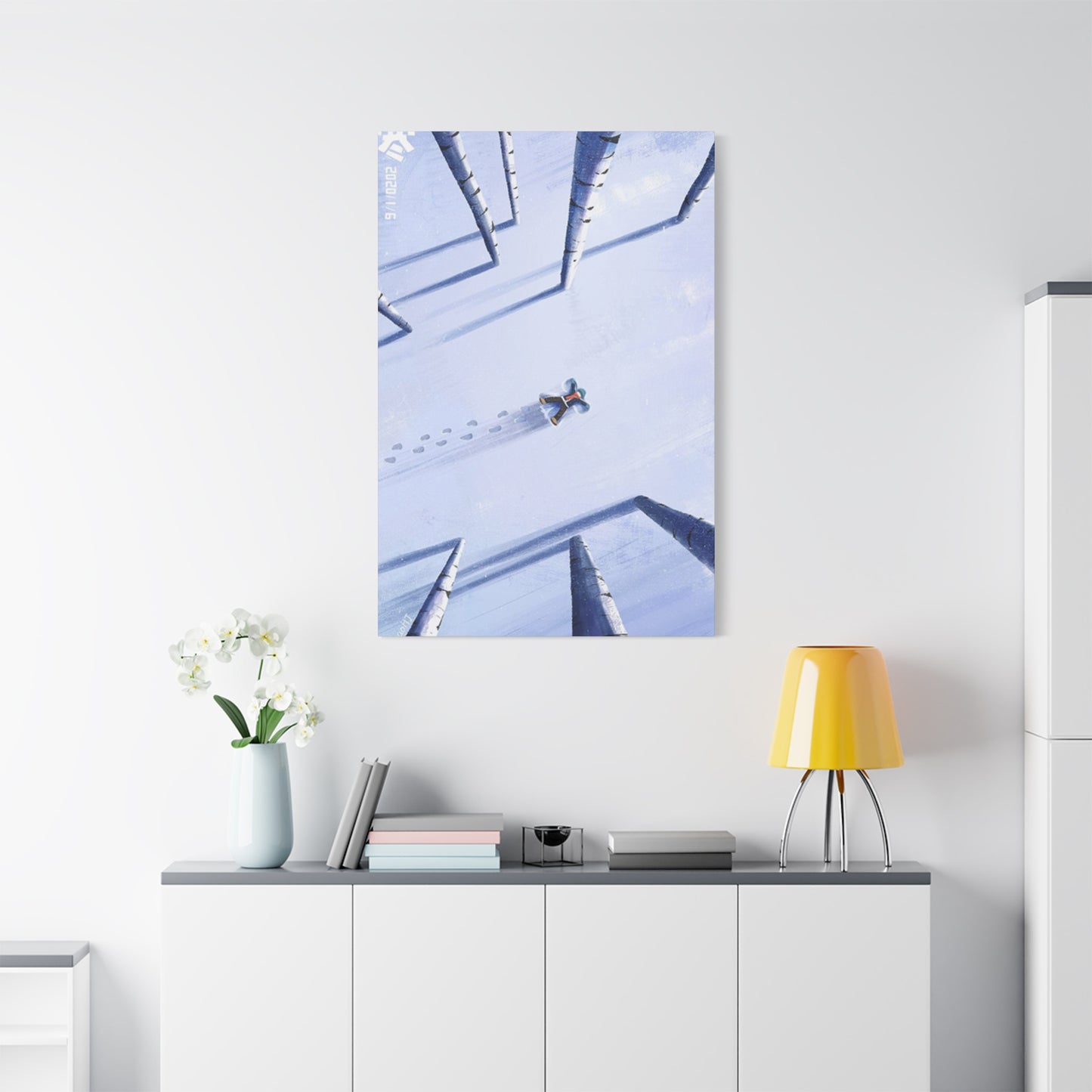 Relaxing After Skiing Wall Art & Canvas Prints