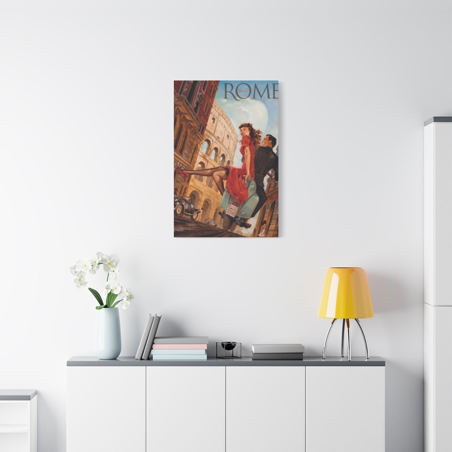 Visit Rome Travel Italy Wall Art & Canvas Prints