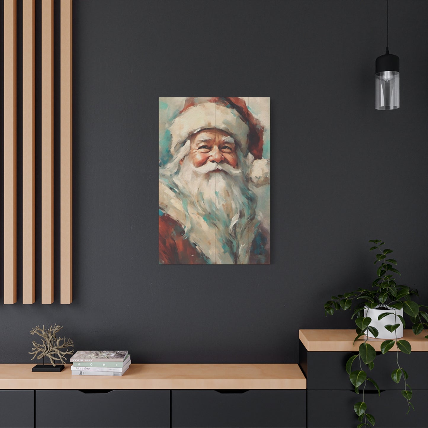 Santa Claus Painting Wall Art & Canvas Prints