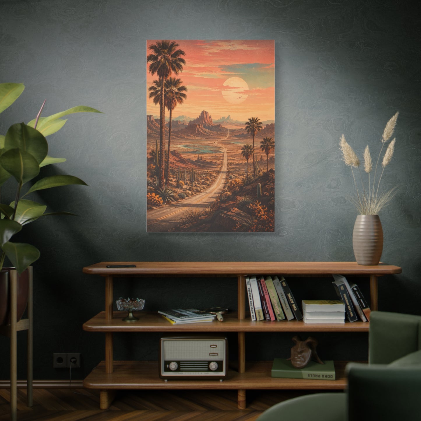 Enchanted Desert Highway Wall Art & Canvas Print