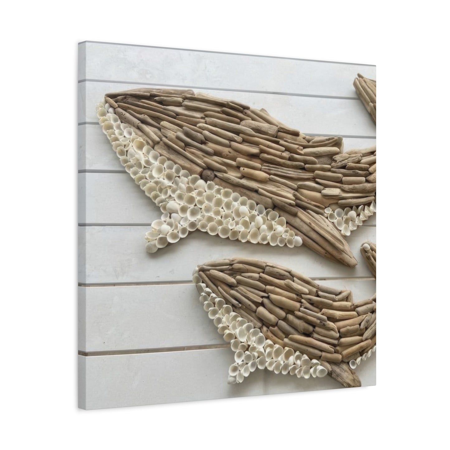 Driftwood Whales Wall Art & Canvas Prints