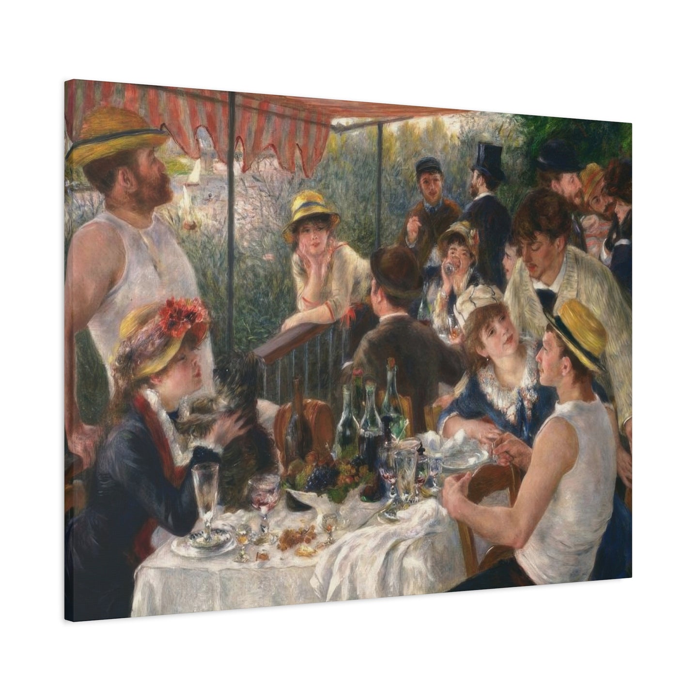 Luncheon Of The Boating Party Impression Wall Art & Canvas Prints