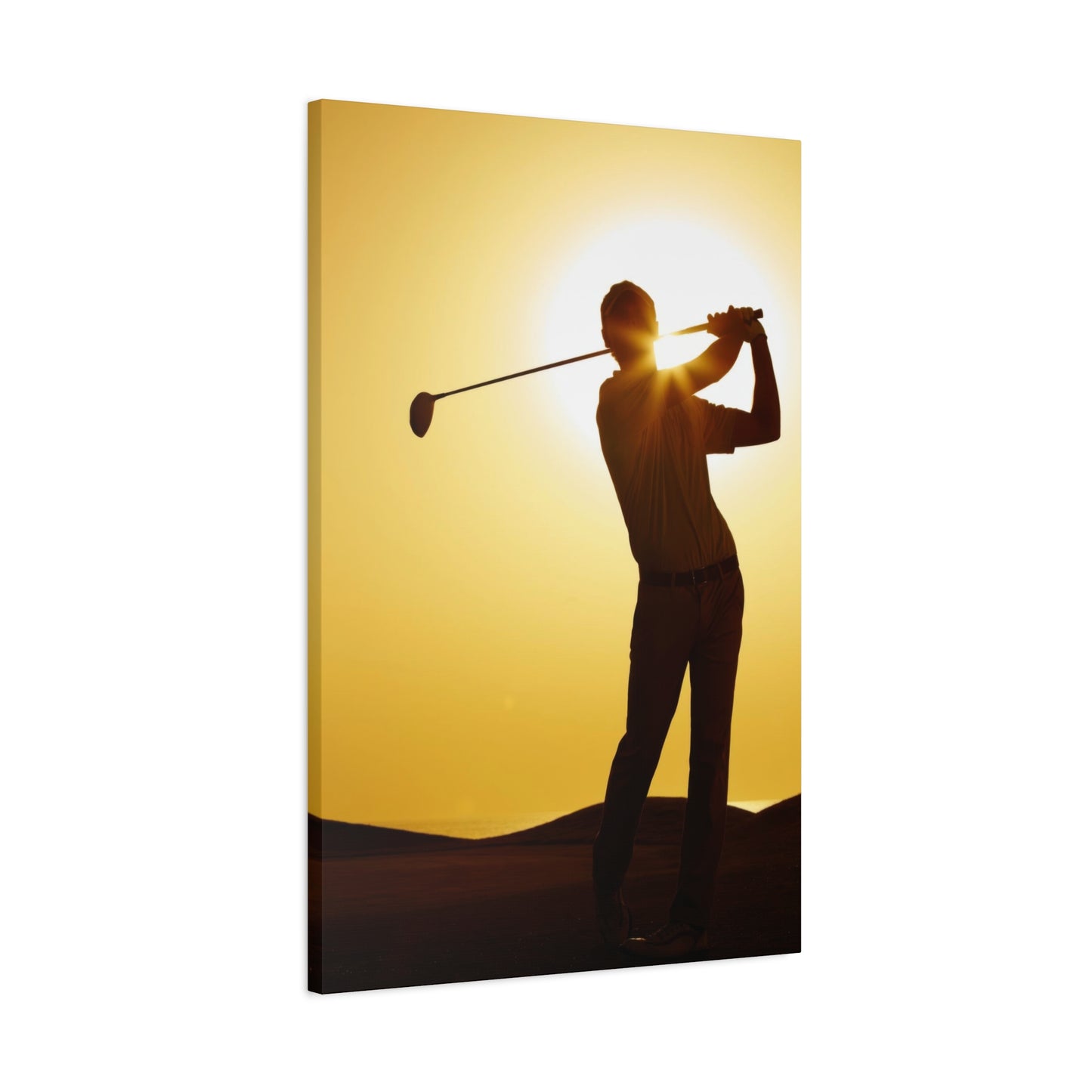 Golf Shot Low Yellow Wall Art & Canvas Prints