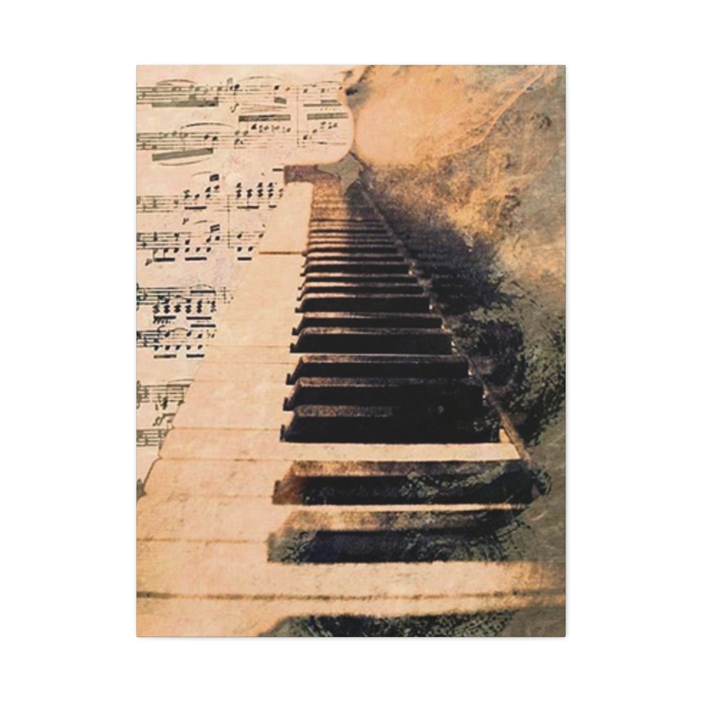 Piano Keys Painting Wall Art & Canvas Prints