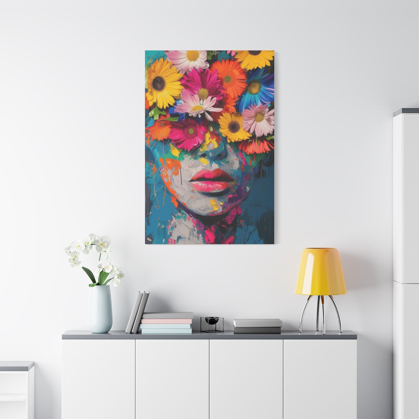 Flower Face Fresh Wall Art & Canvas Prints