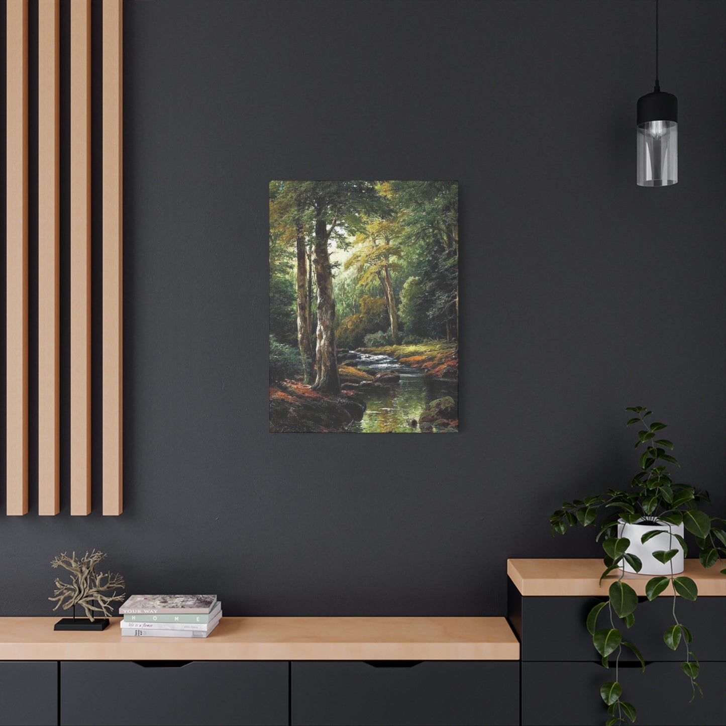 Stream Through Forest Wall Art & Canvas Prints