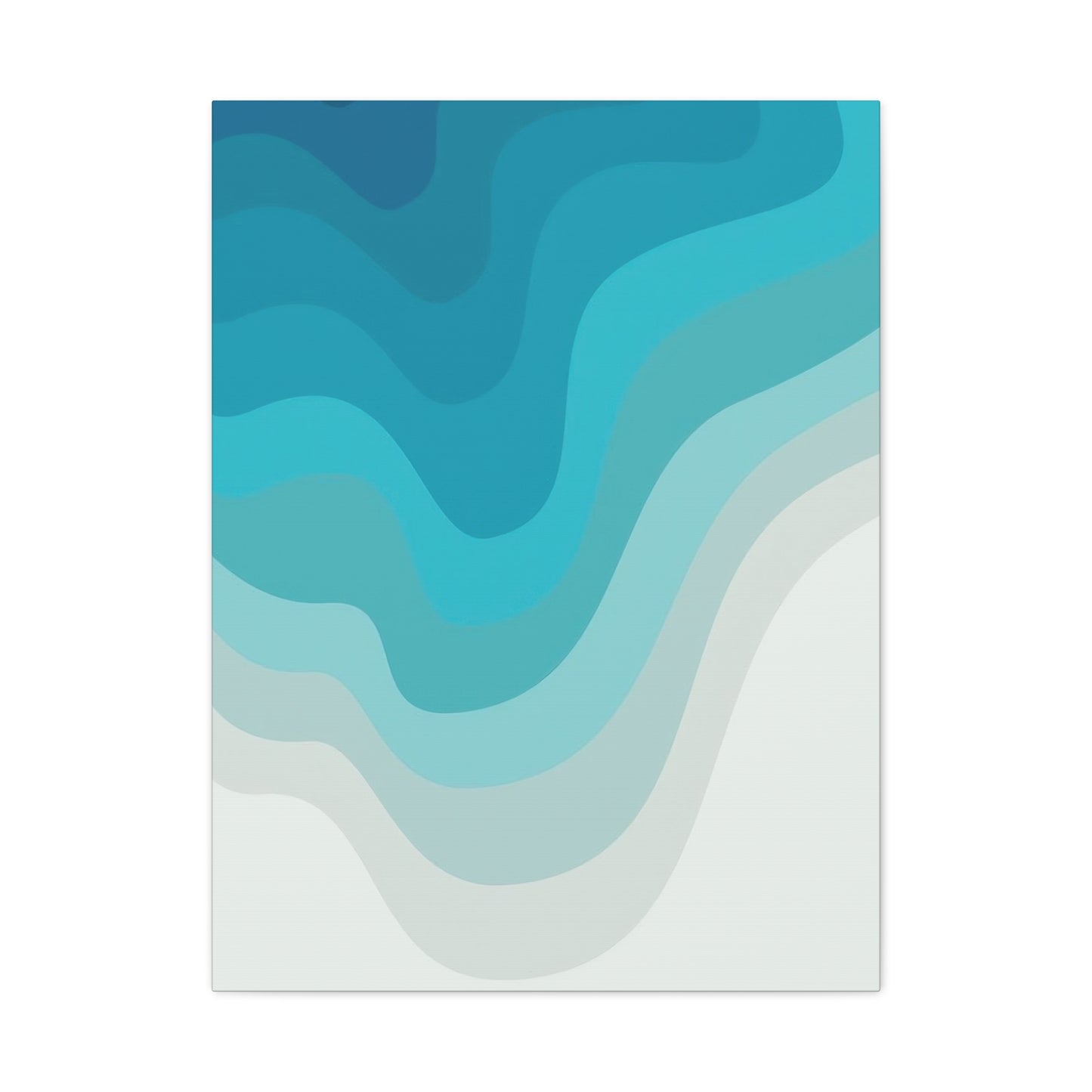 Blue Cool Layers Wall Art & Canvas Prints