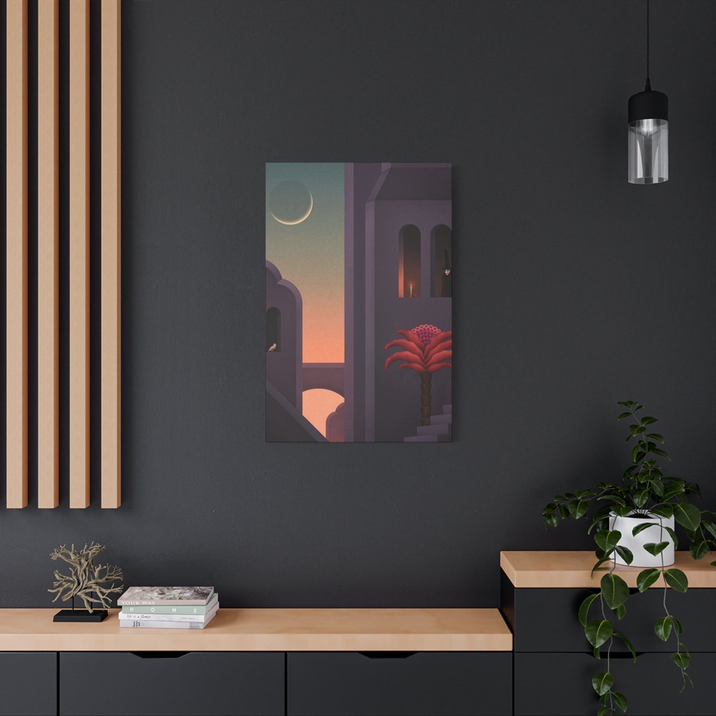 Resort In Dawn Wall Art & Canvas Prints