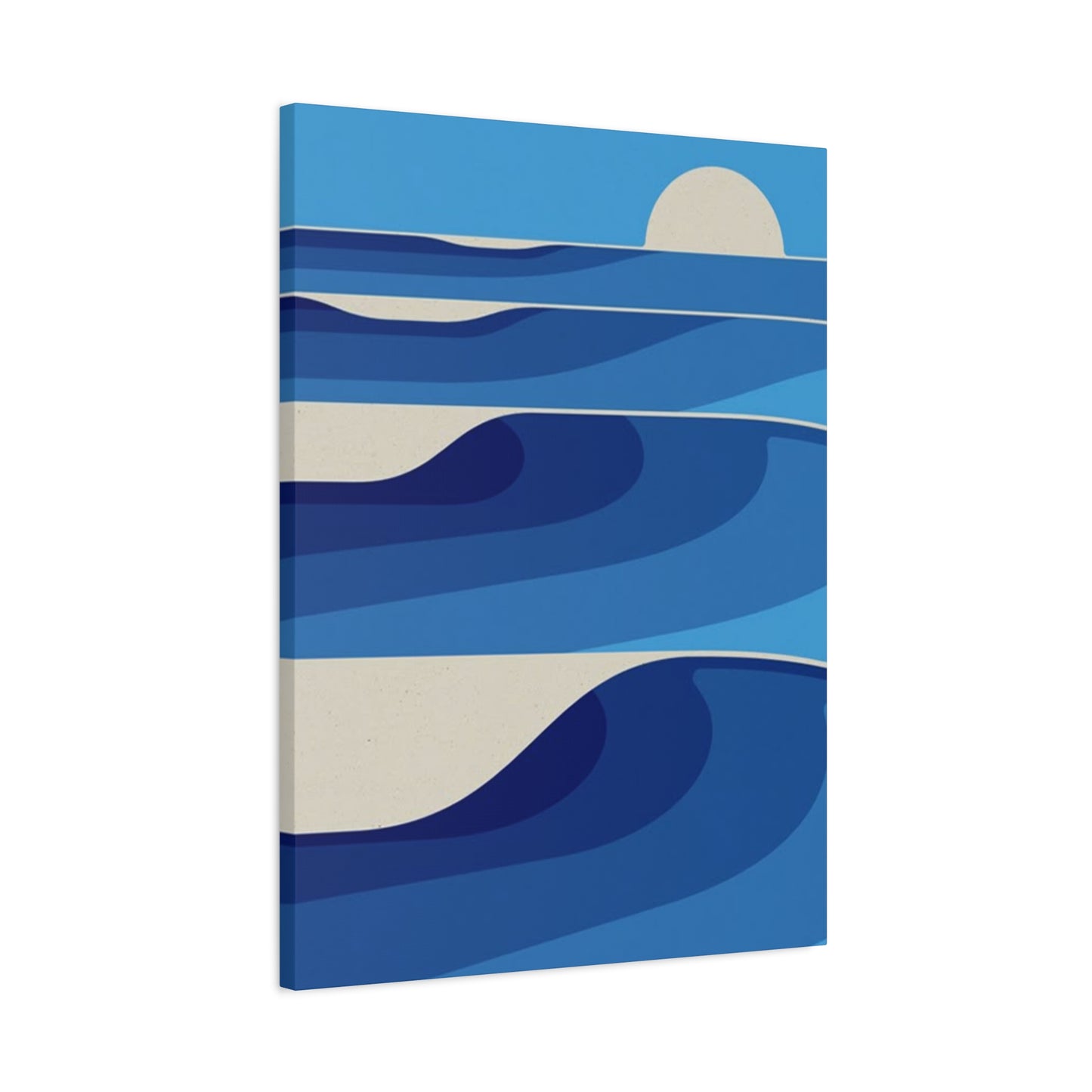 Waves In Ocean Painting Wall Art & Canvas Prints