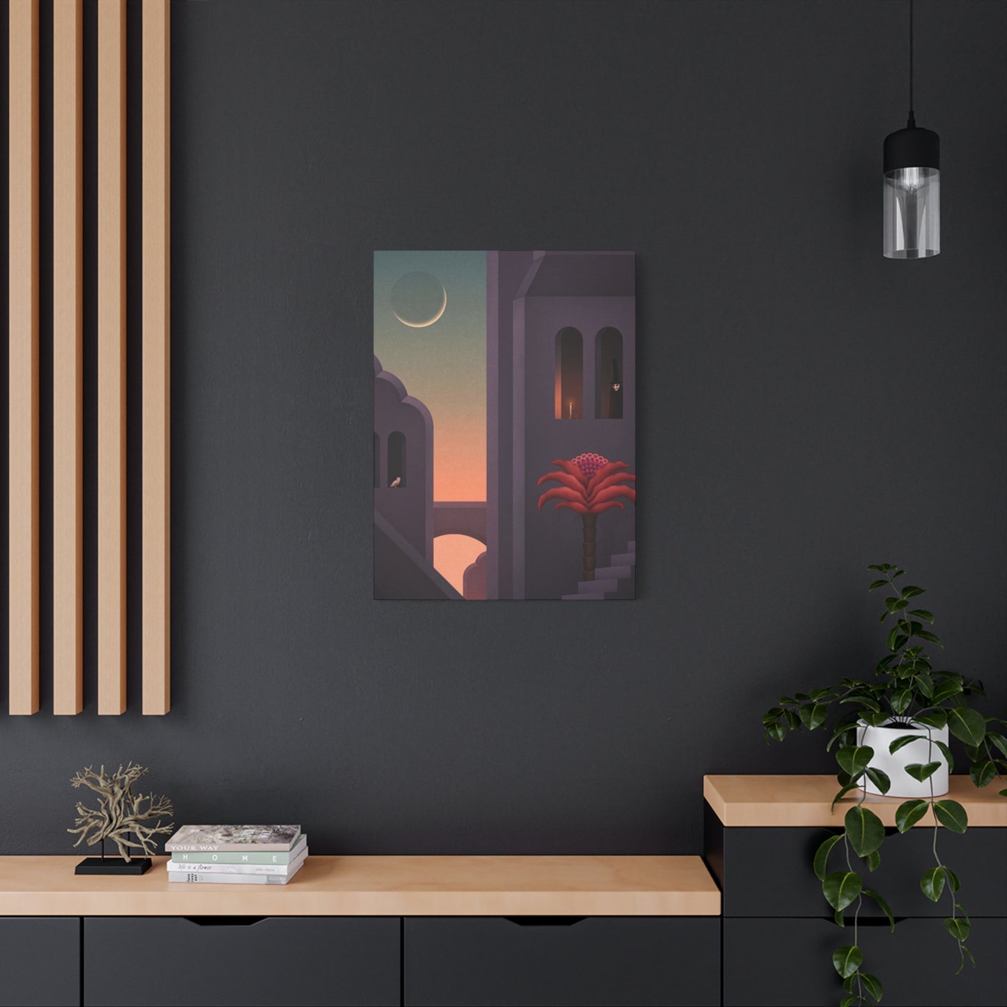 Resort In Dawn Wall Art & Canvas Prints