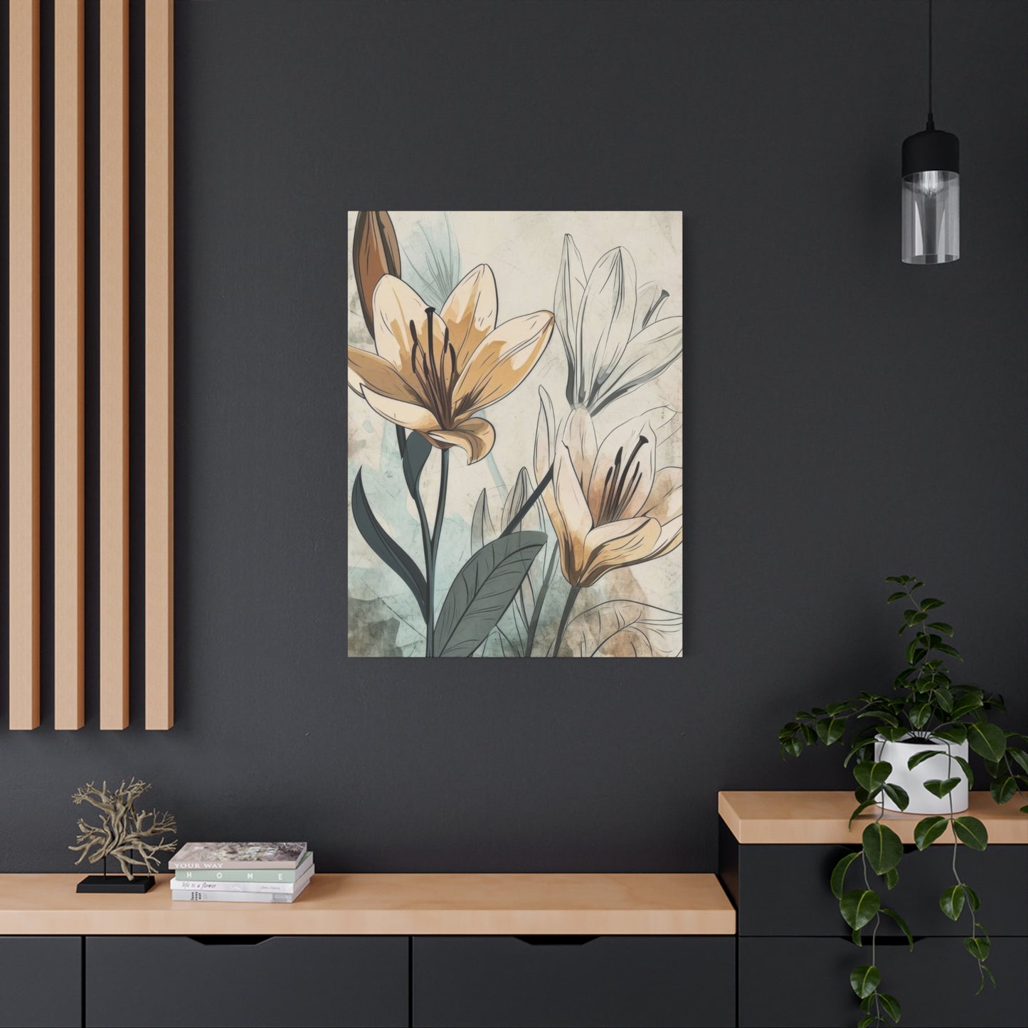 Flowers Earth Tones Wall Art & Canvas Prints