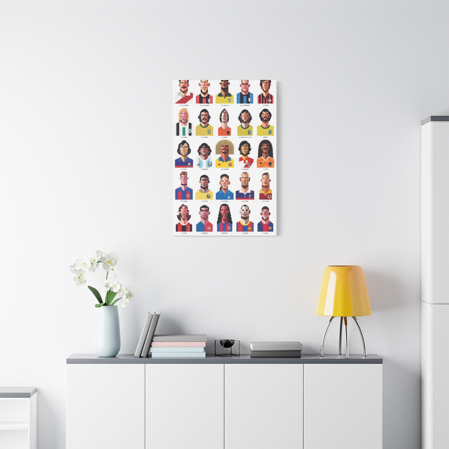 Animated Faces Of Football Wall Art & Canvas Prints