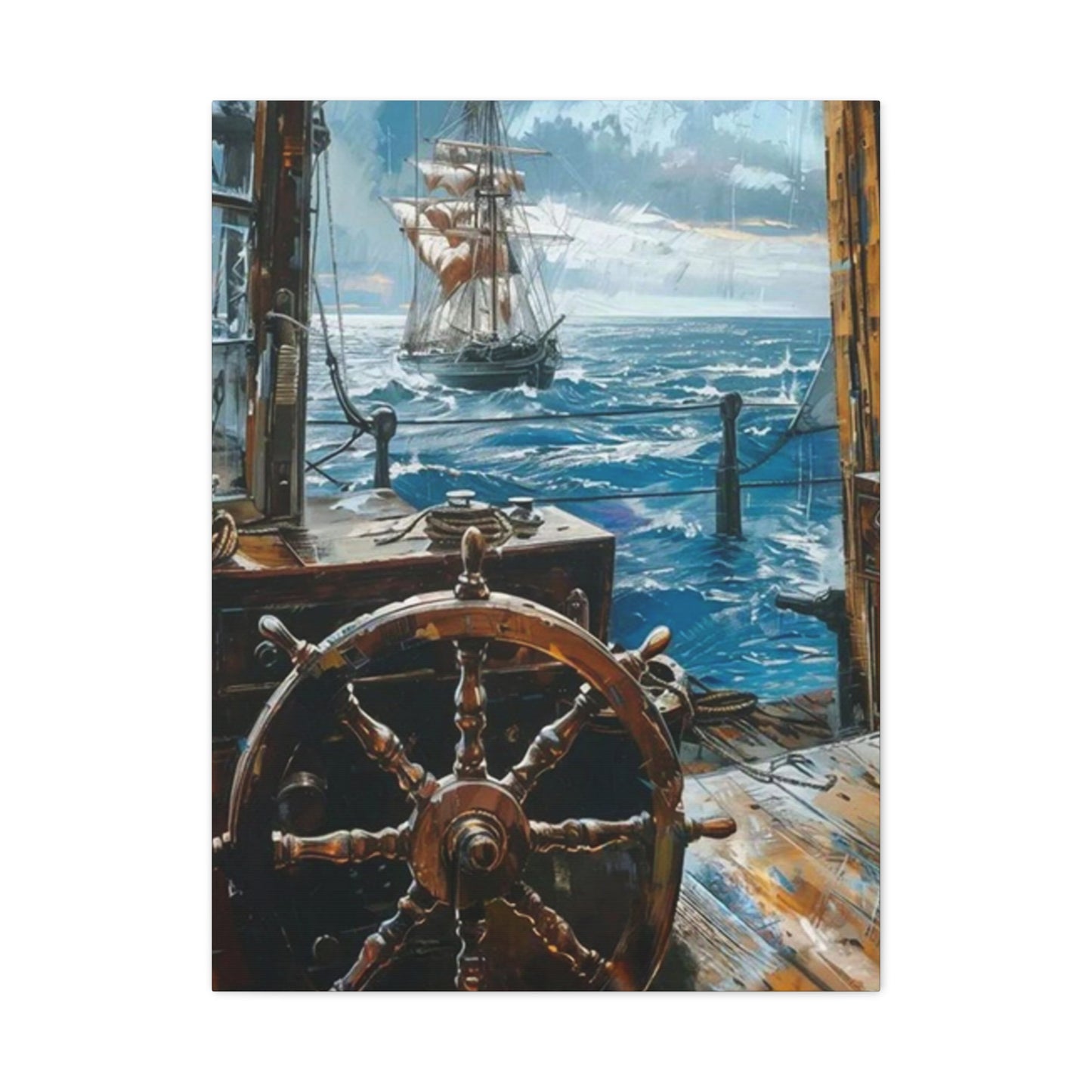 Ship Sailing POV Wall Art & Canvas Prints