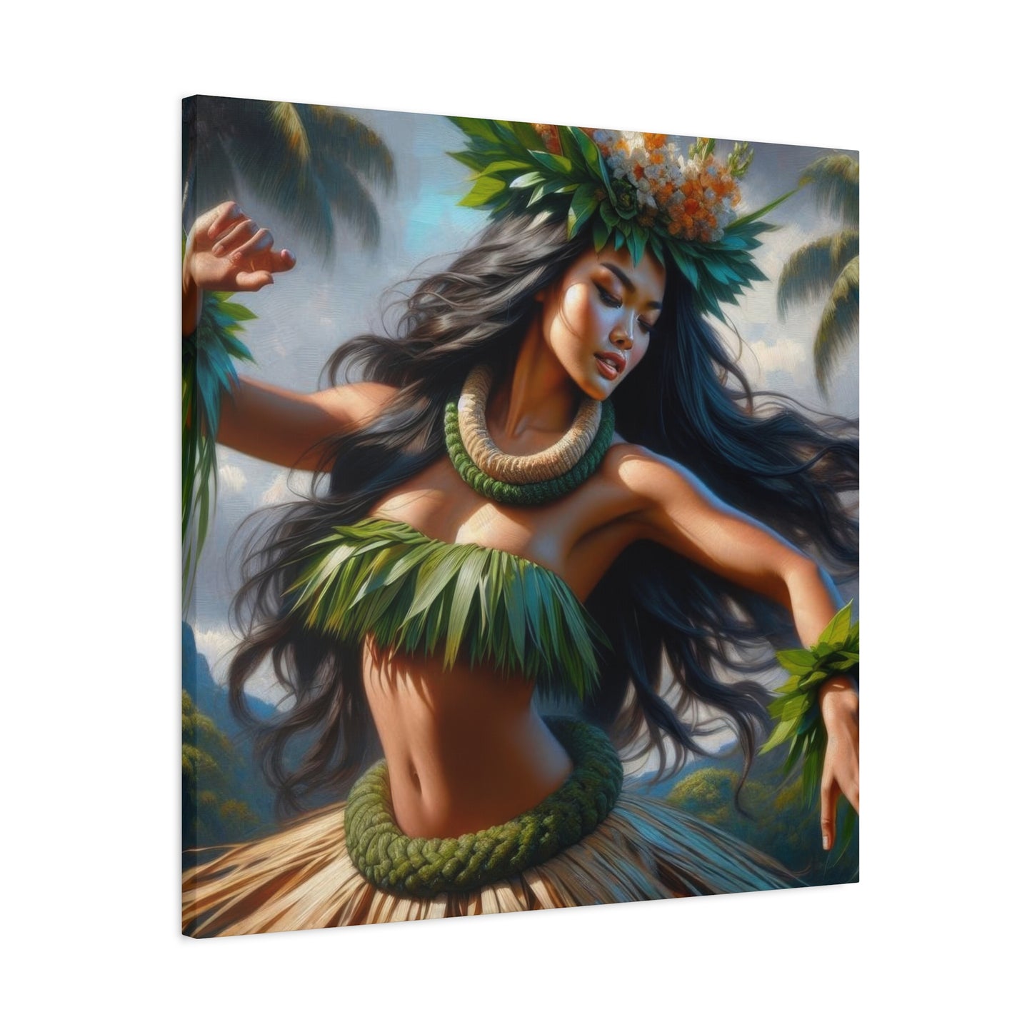 Laka Hawaiian Goddess Wall Art & Canvas Prints