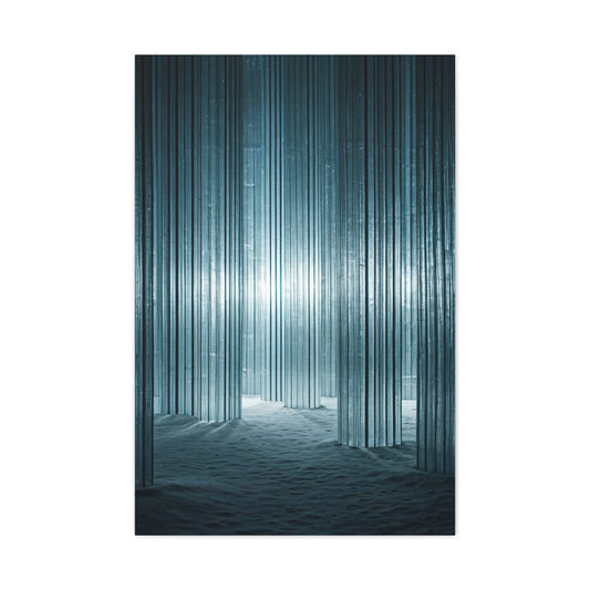 Frozen Light Corridor Wall Art & Canvas Prints