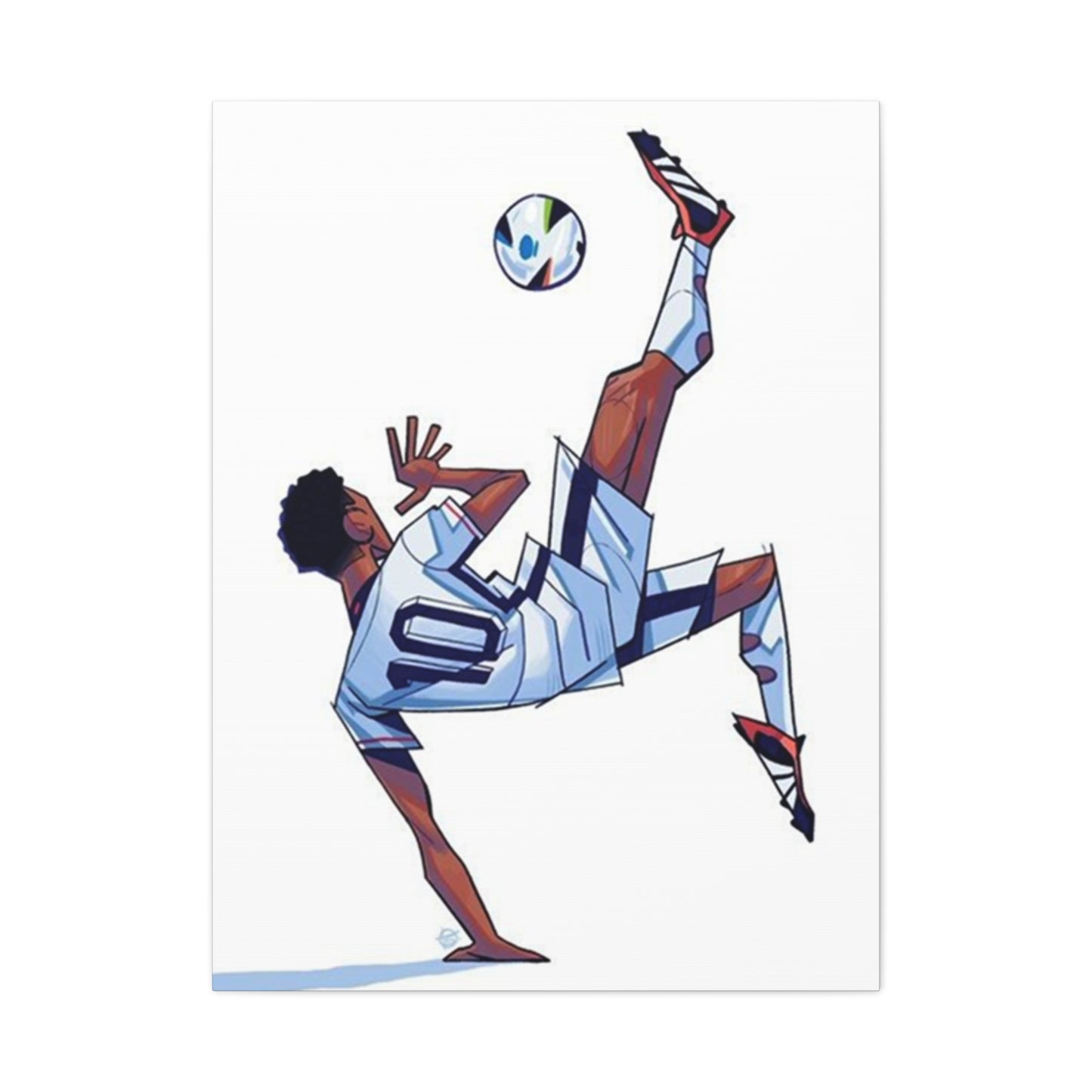 Animated Football Player Wall Art & Canvas Prints