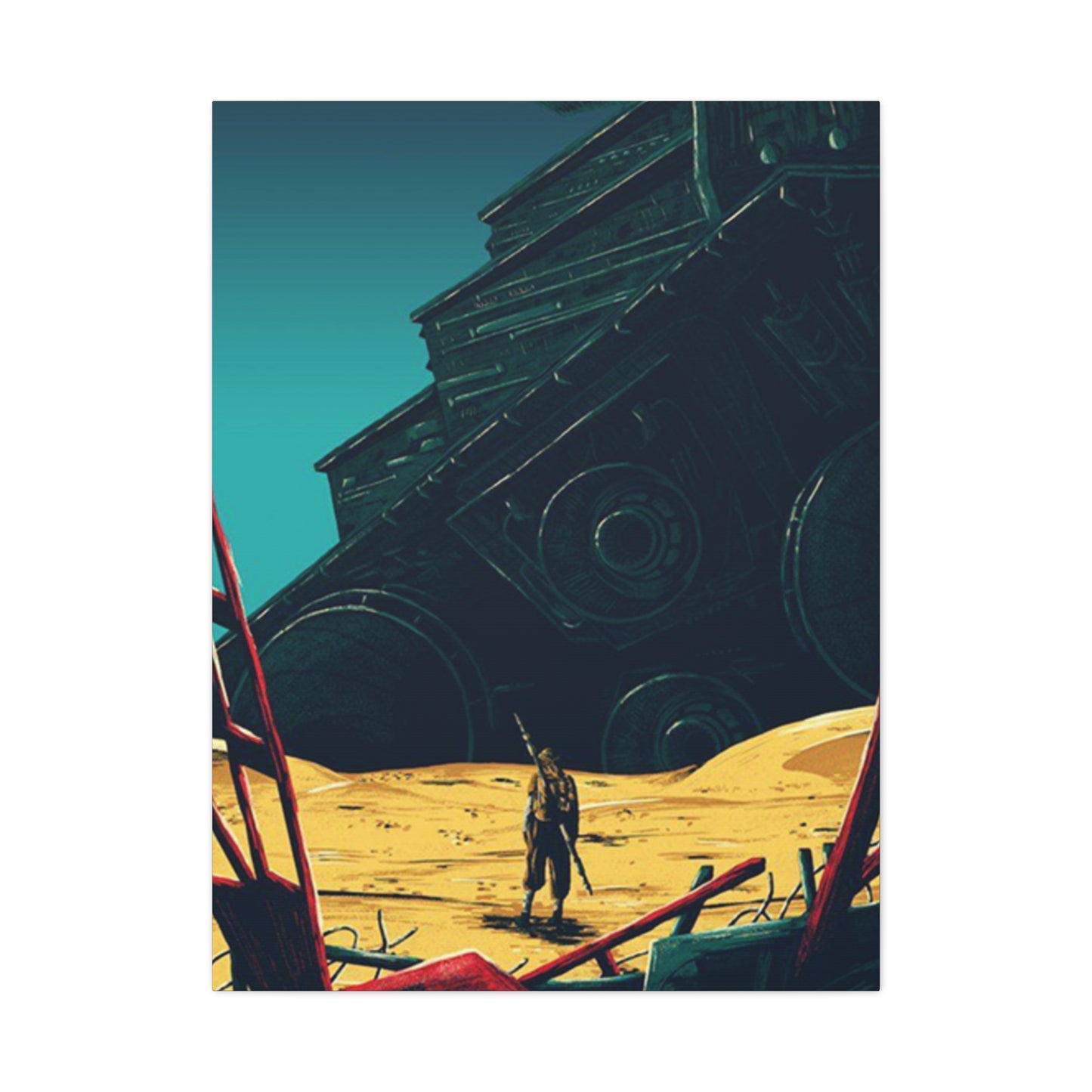 Star Wars The Force Awaken Poster Wall Art & Canvas Prints