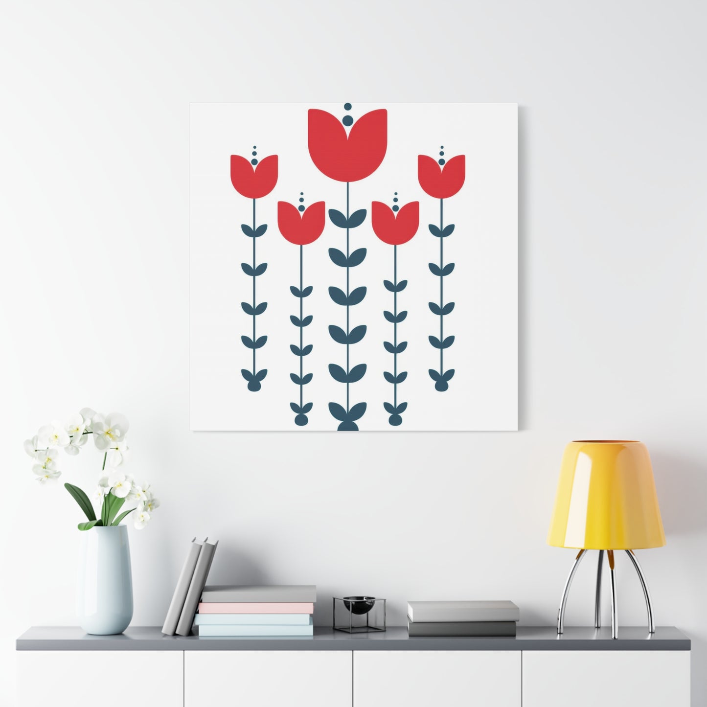 Abstract Flowers 2 Wall Art & Canvas Prints