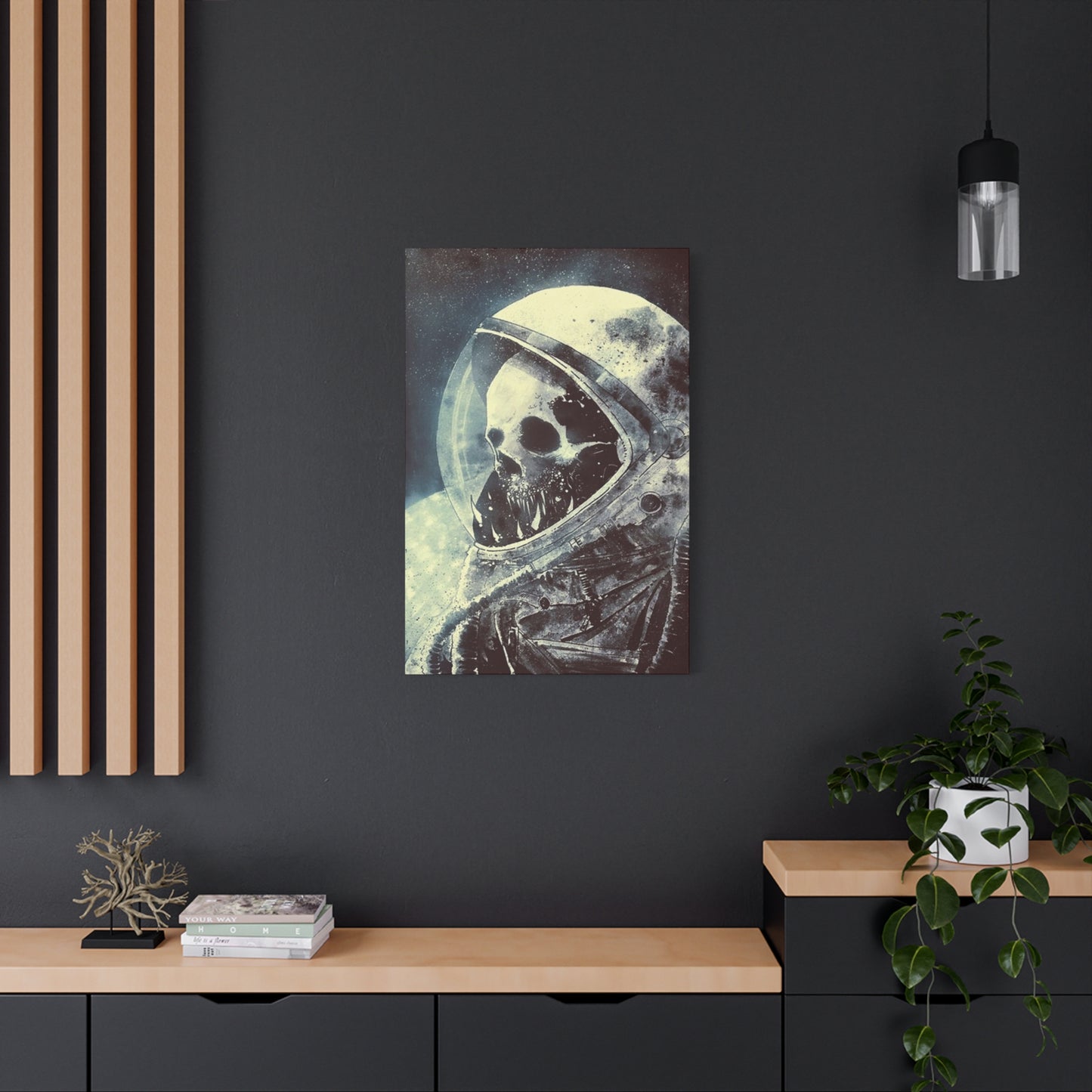Astronaut Skull Wall Art & Canvas Prints