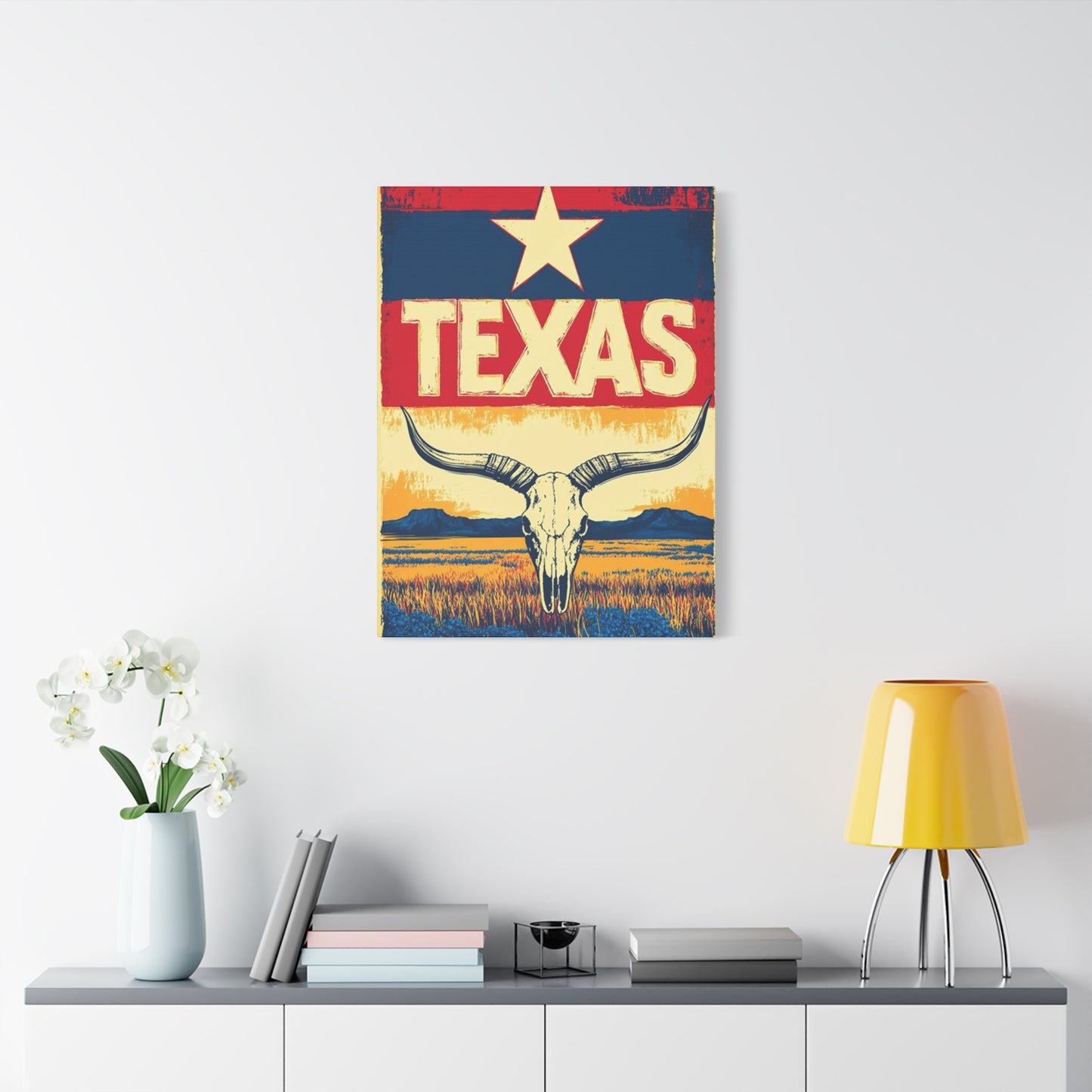 Landscape Of The Texas State Poster Wall Art & Canvas Prints