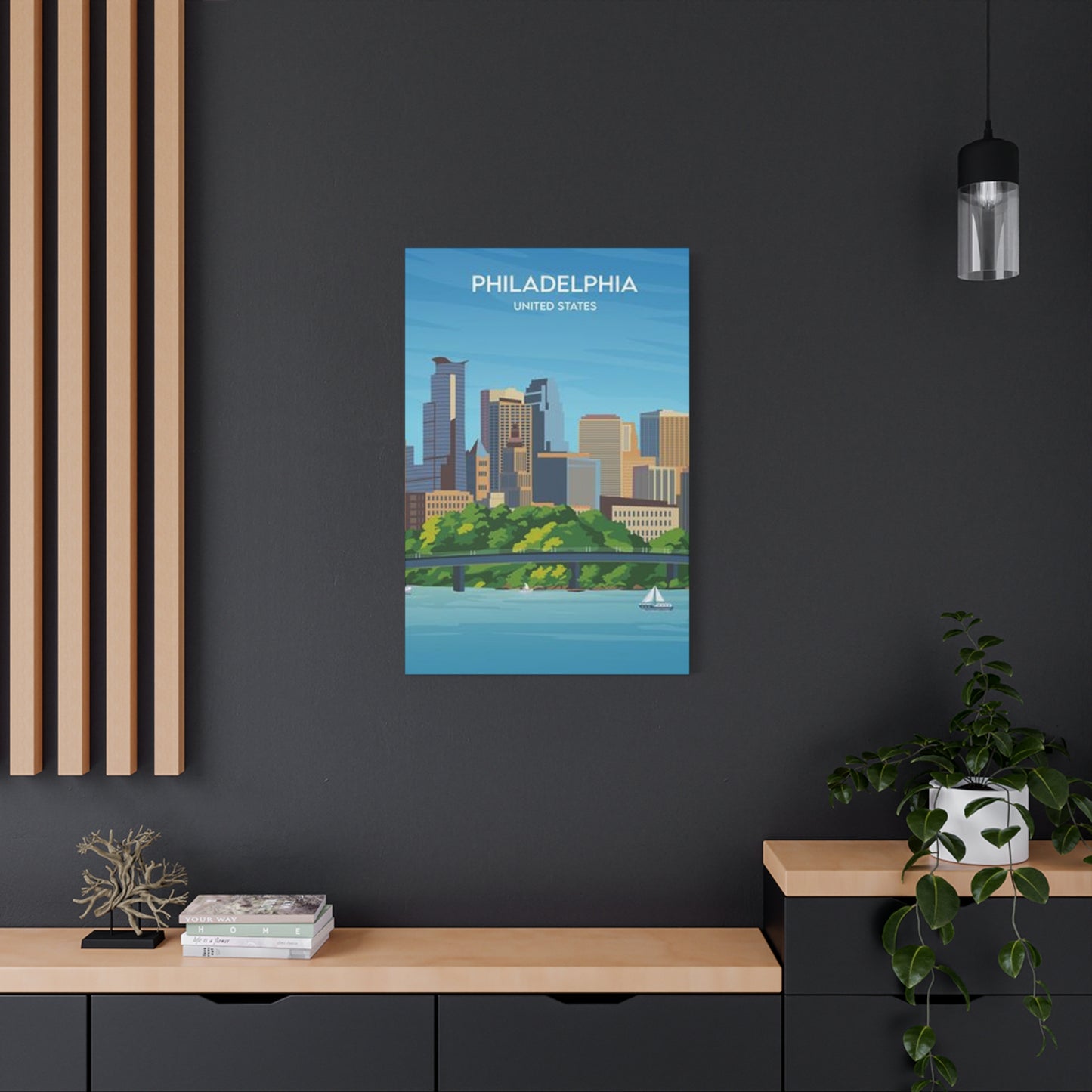 Philadelphia United States Poster Wall Art & Canvas Prints