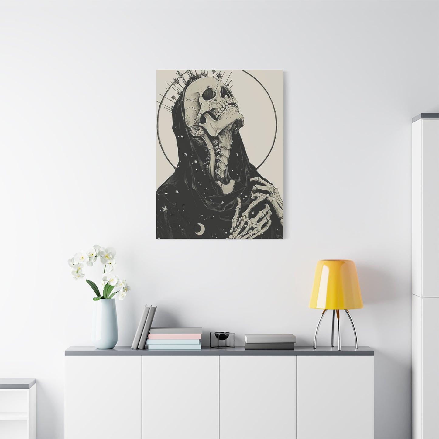 Covered Skeleton Cloth Poster Wall Art & Canvas Prints