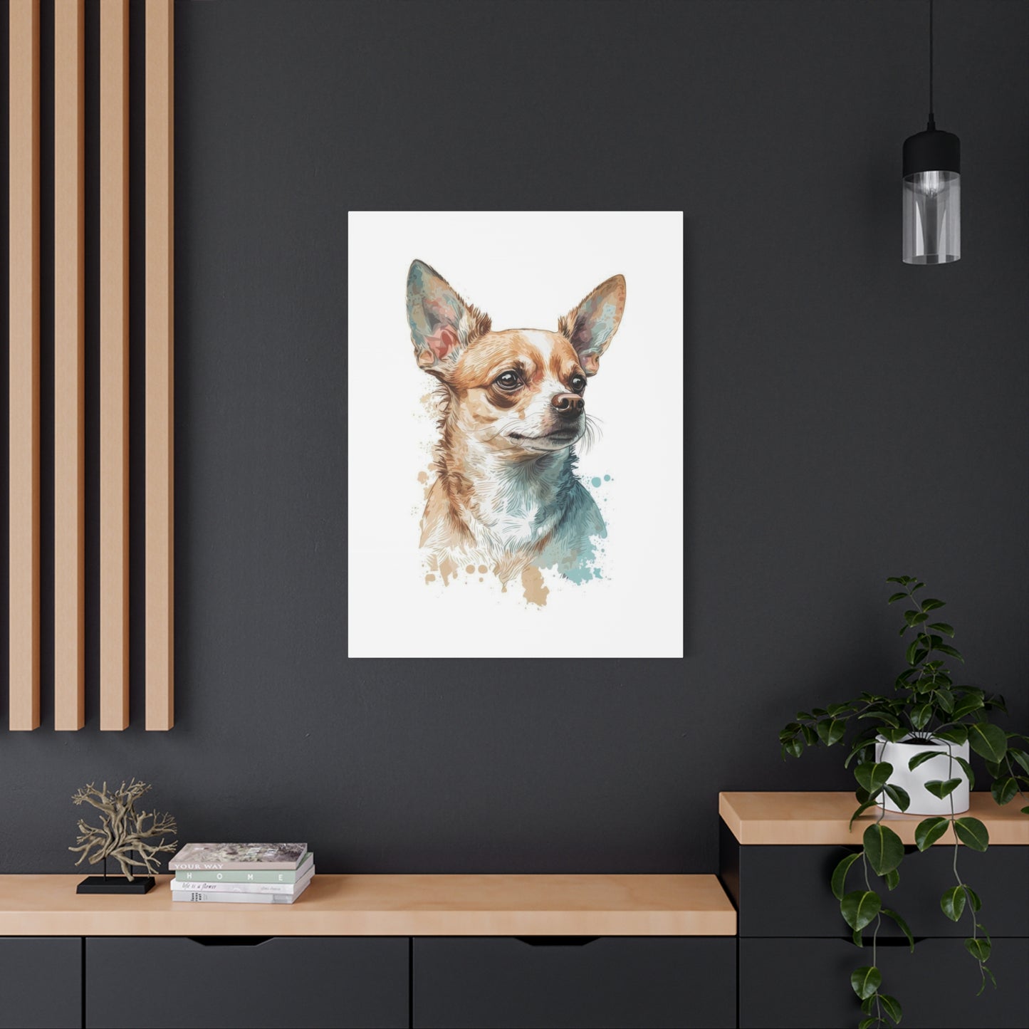Chihuahua Portrait Dog Wall Art & Canvas Prints