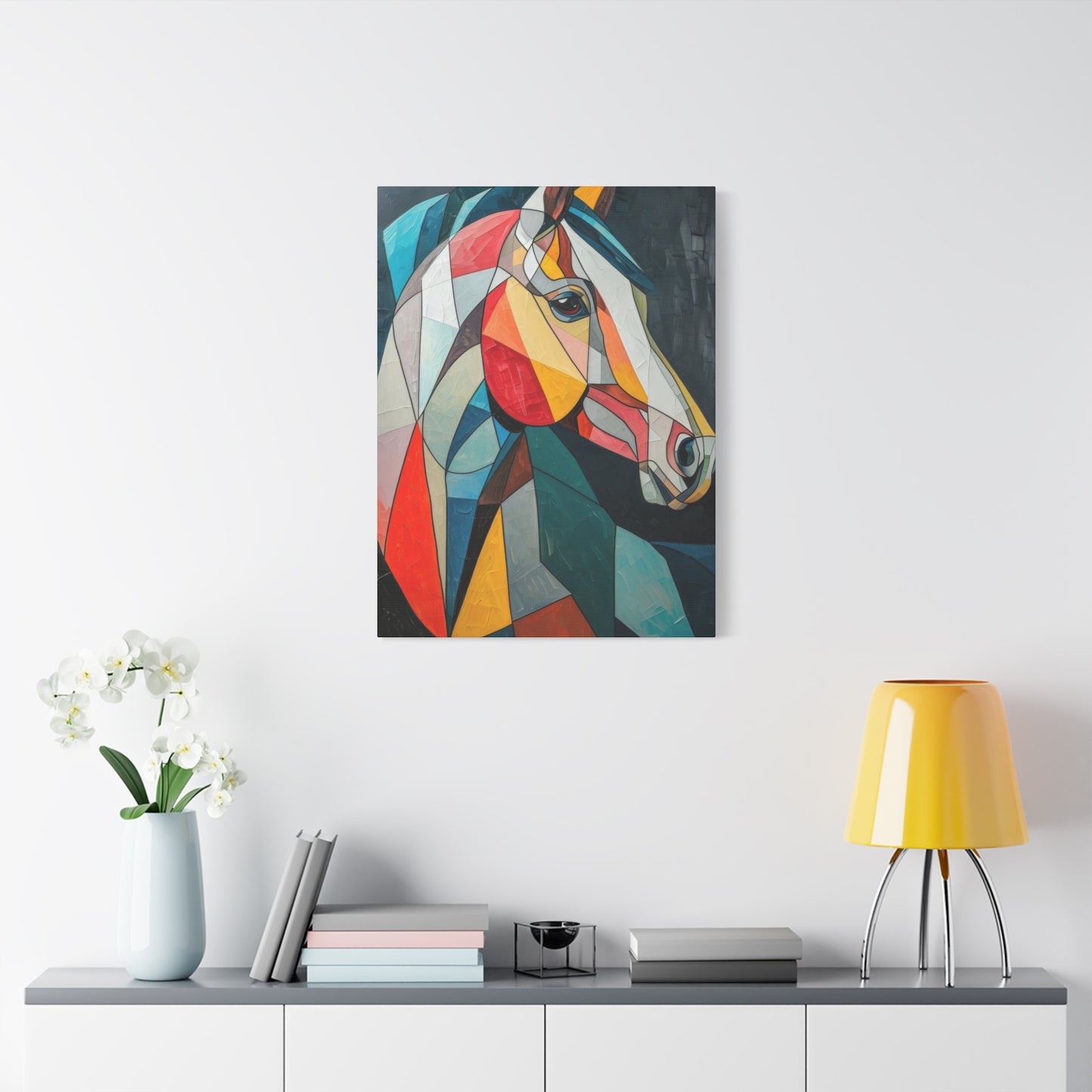 Horse Portrait Cubism Wall Art & Canvas Prints