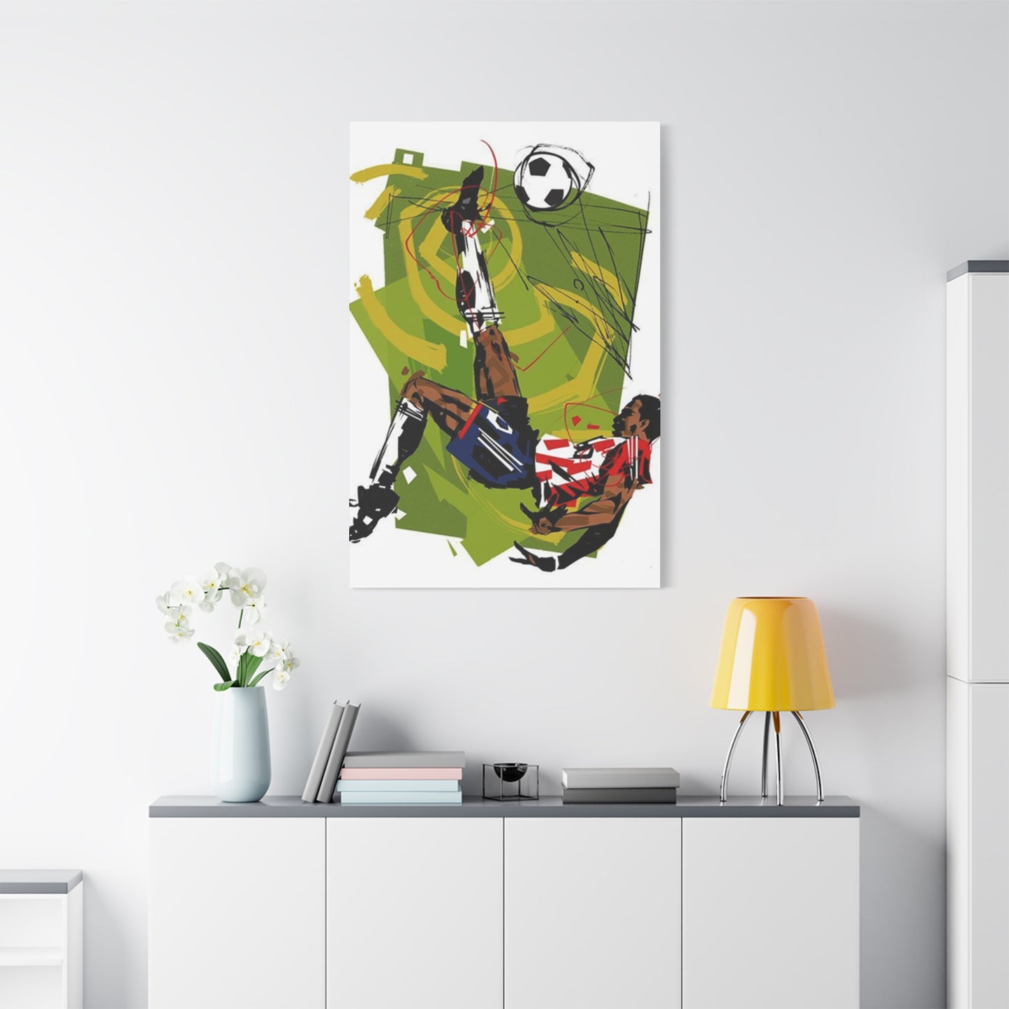 Football Reverse Kick Wall Art & Canvas Prints