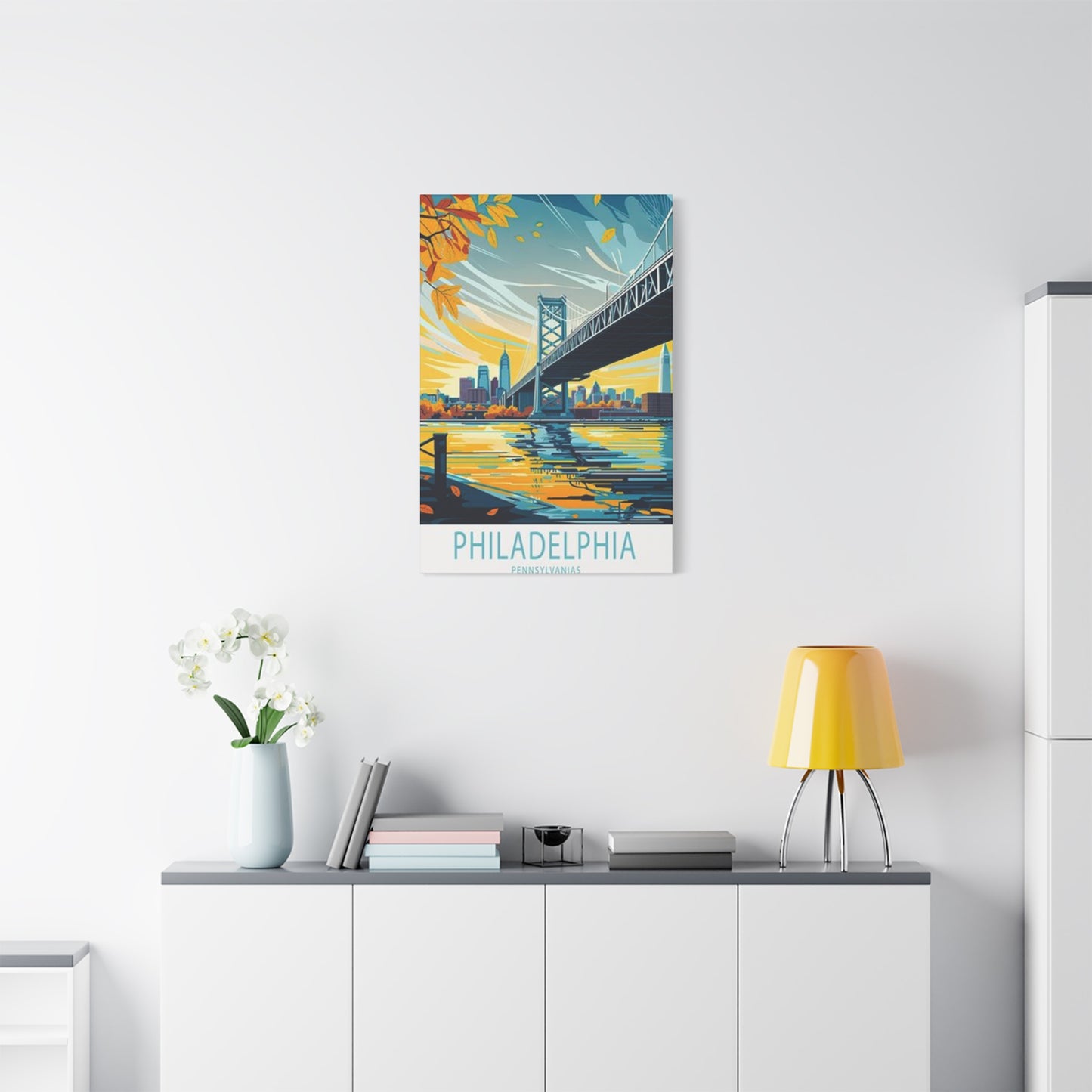 Steel Bridge Of Philadelphia Wall Art & Canvas Prints