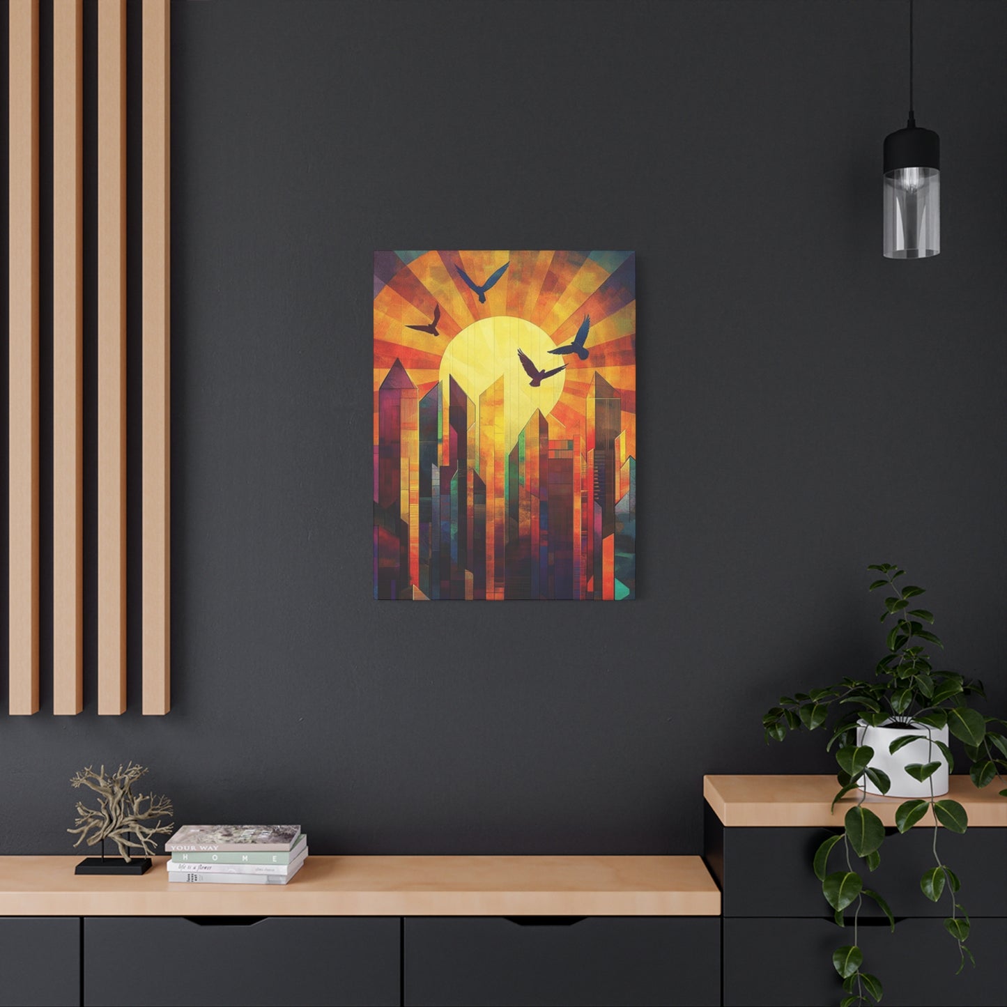 Abstract Sunrise Wall Art & Canvas Prints