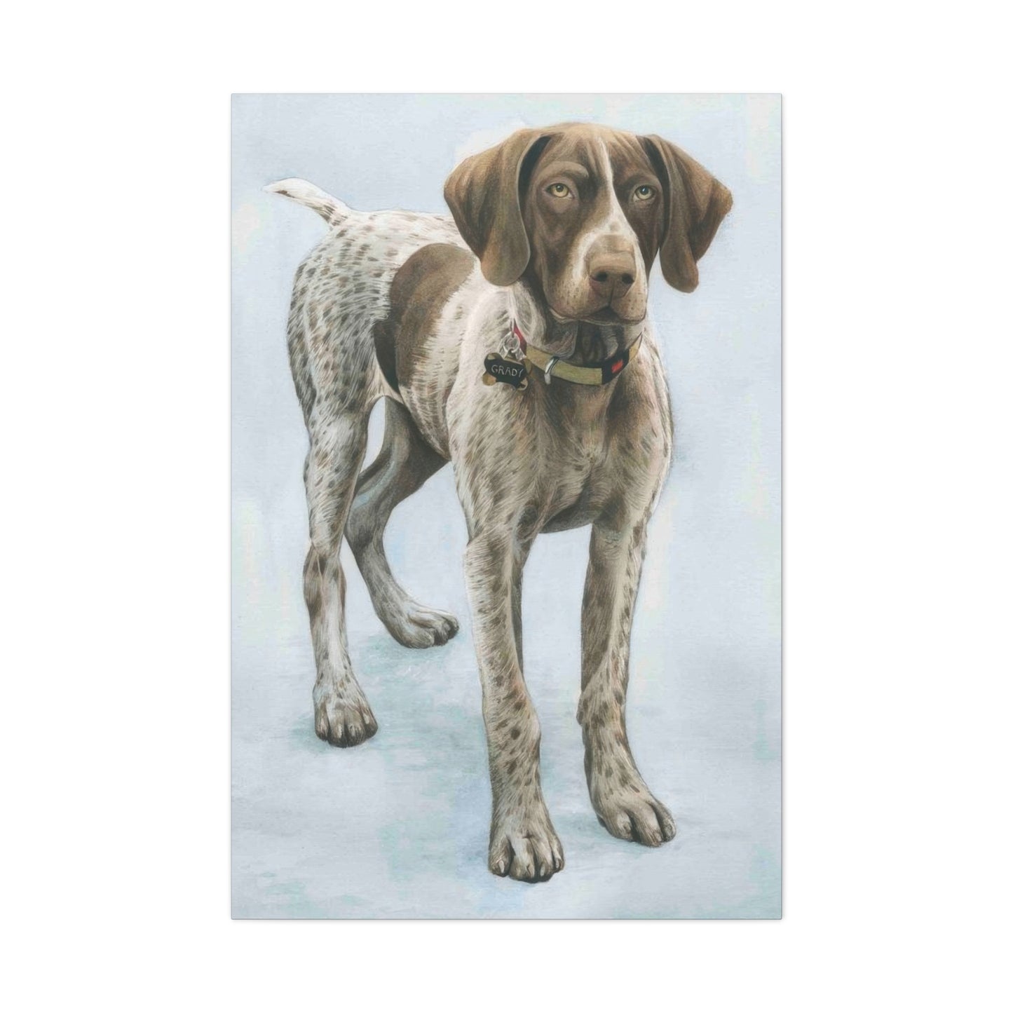 Grace Pop Dog Portrait Wall Art & Canvas Prints