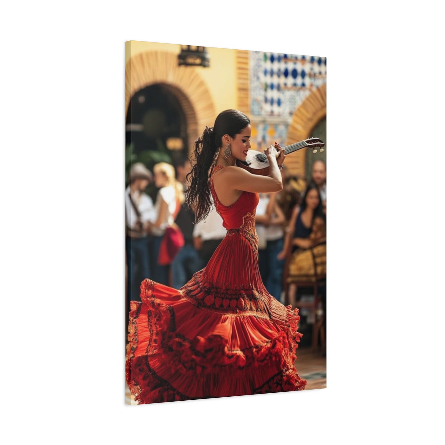 Spain Traditional Dance Wear Wall Art & Canvas Prints