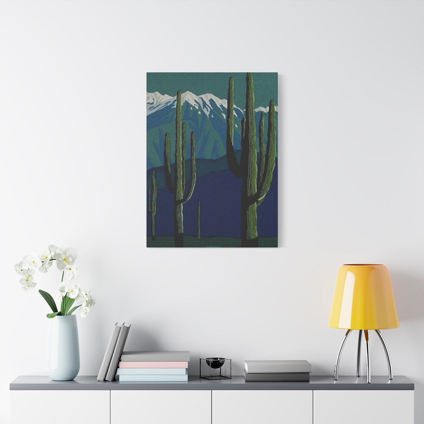 Abstract Arizona Green Cactus Wall Art & Canvas Prints
