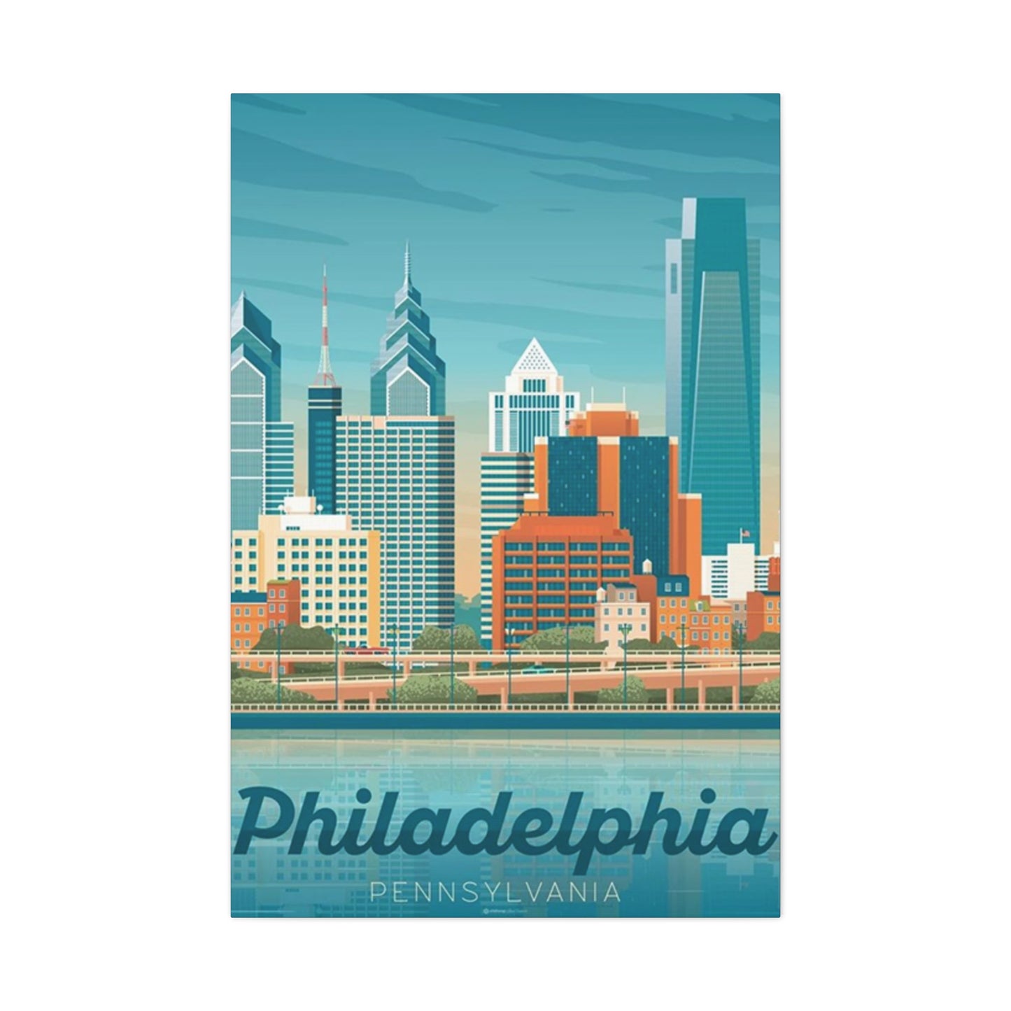 Philadelphia Lake Wall Art & Canvas Prints