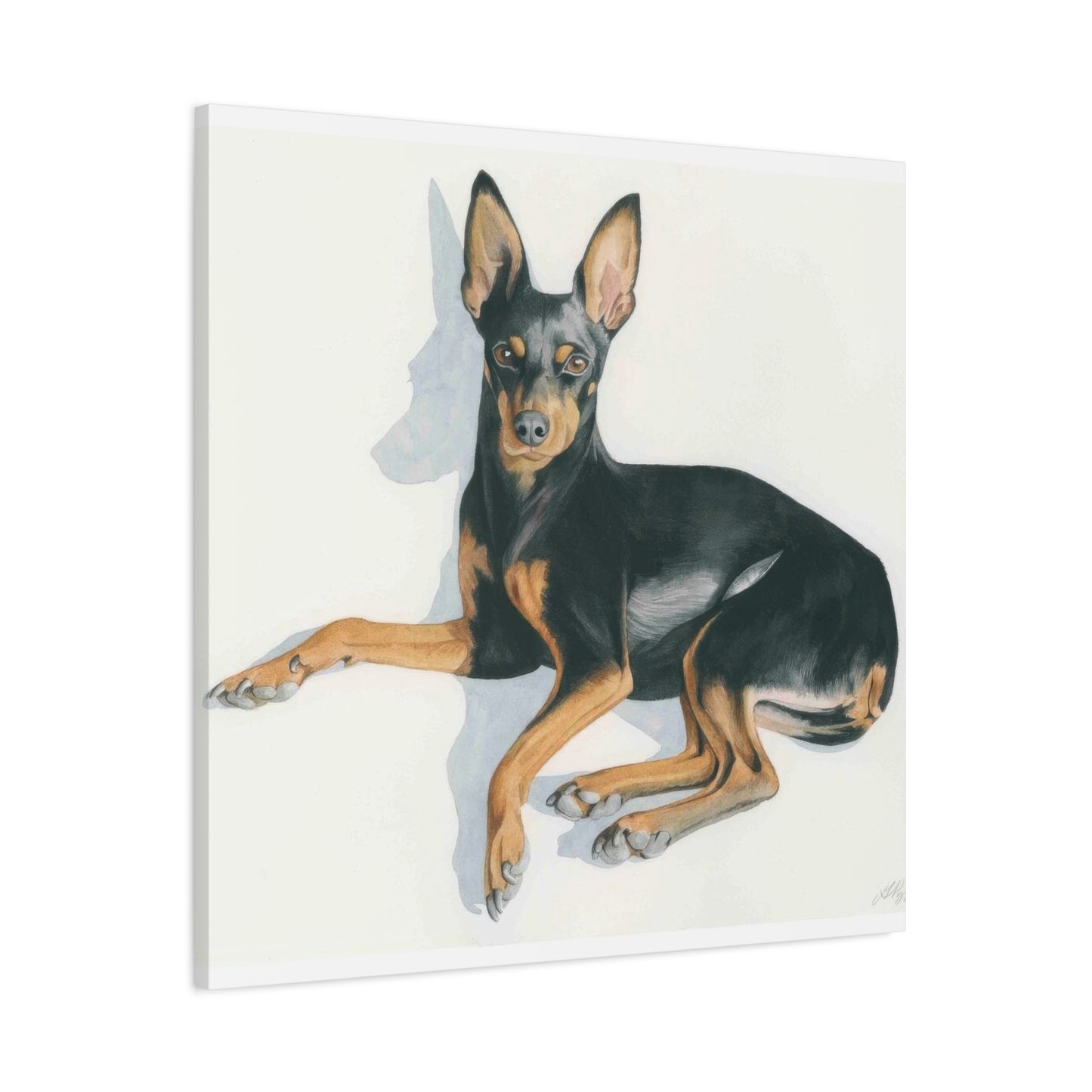 Grace Popp Black Dog Portrait Wall Art & Canvas Prints