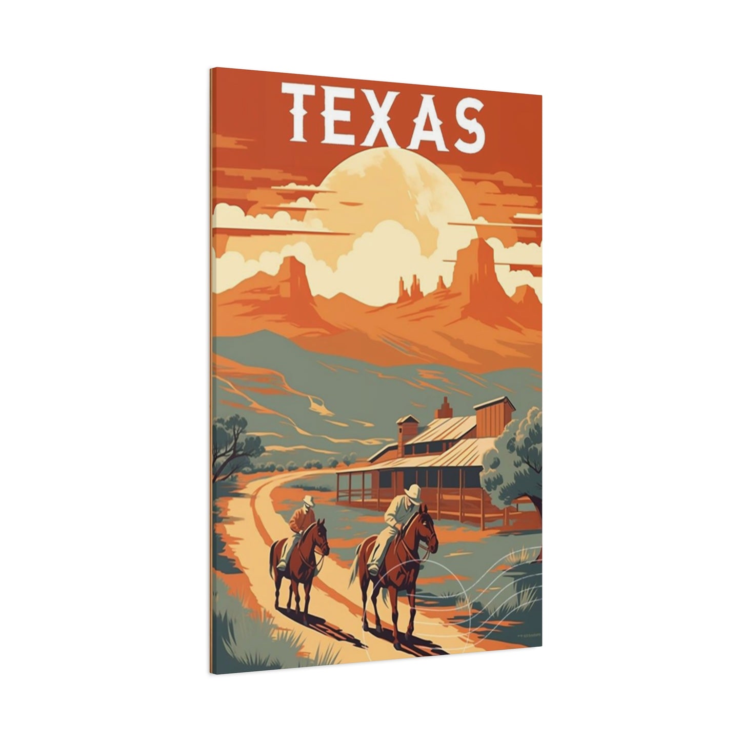 Sunset In Texas Poster Wall Art & Canvas Prints