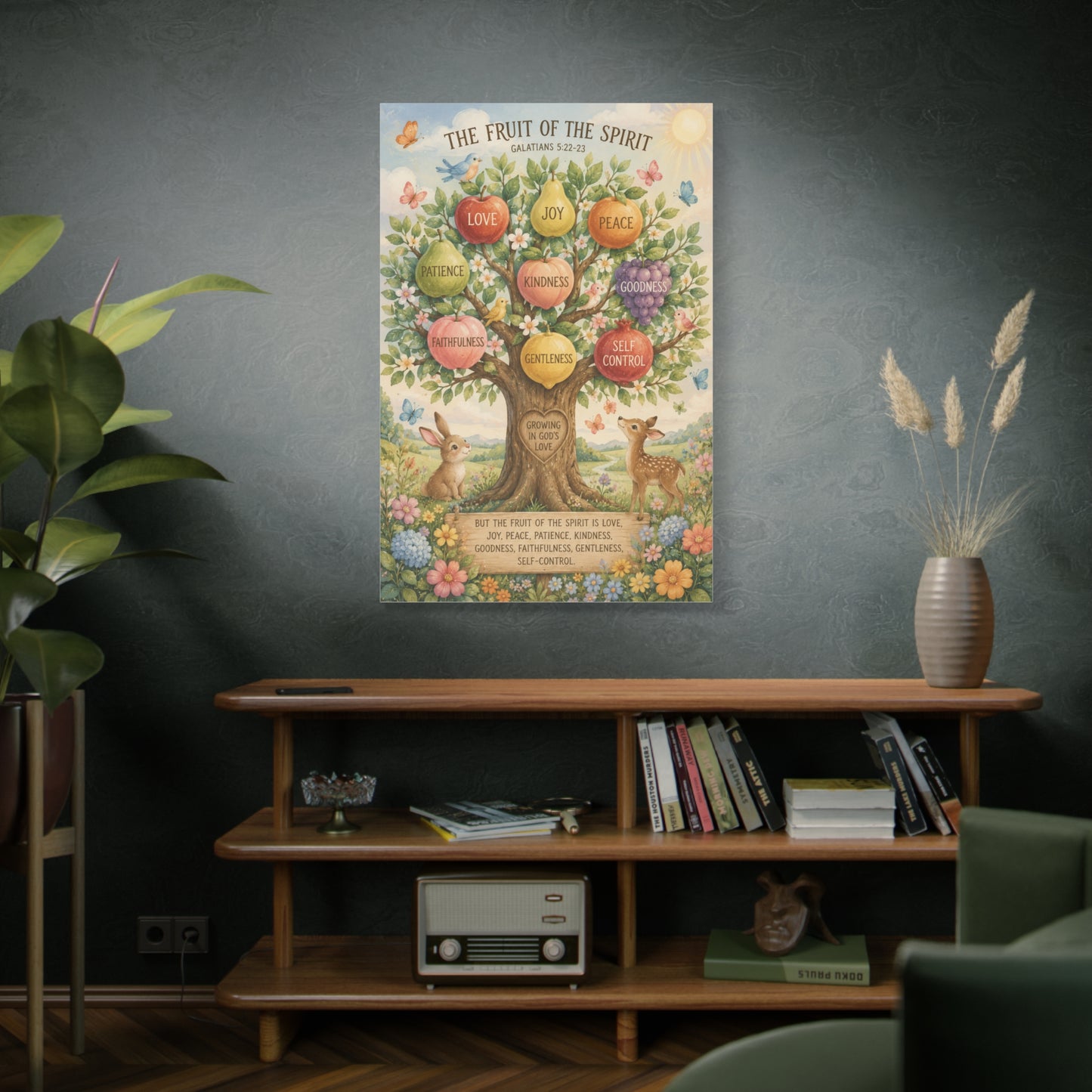Fruit of the Spirit Children’s Scripture Wall Art & Canvas Print