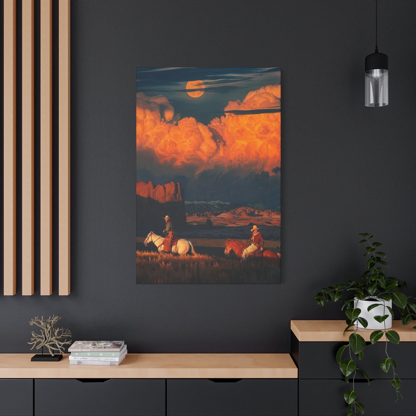 Cowboys In Grassland Wall Art & Canvas Prints