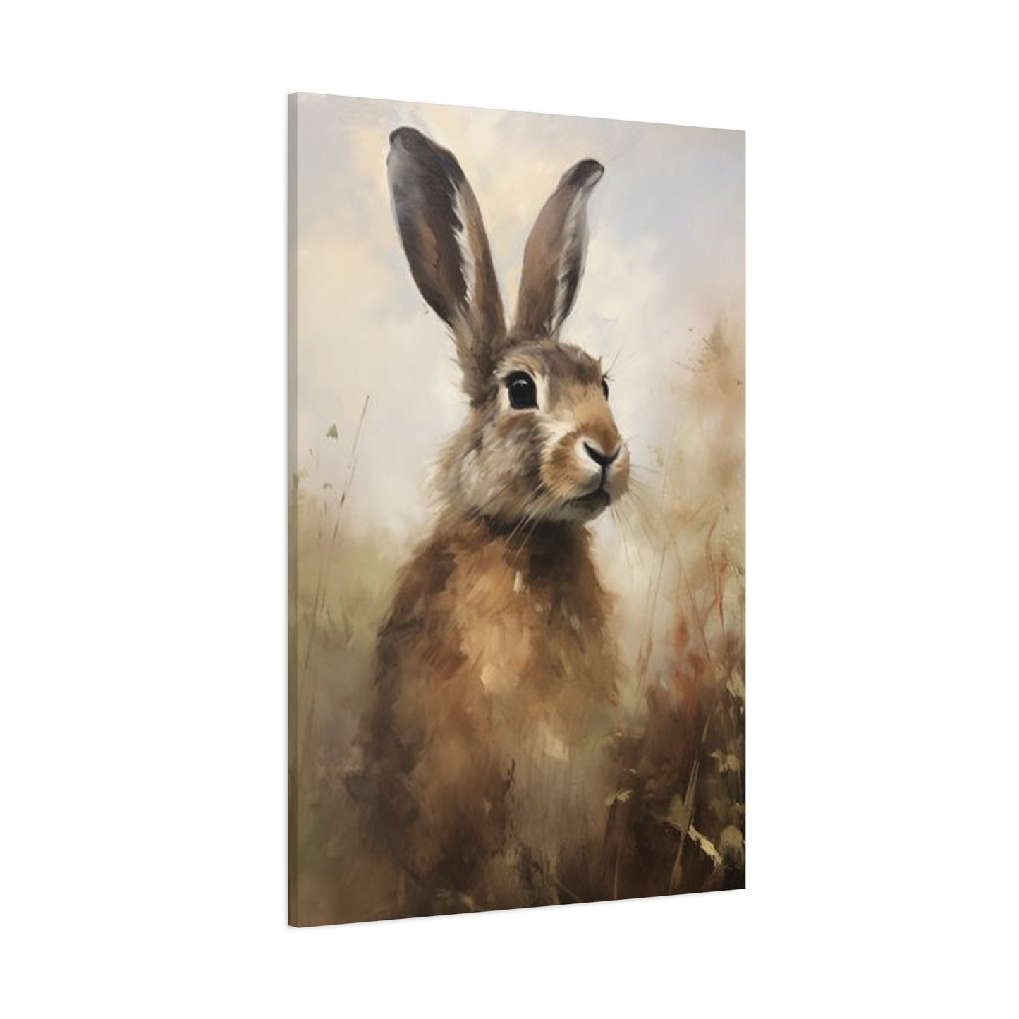Small Rabbit Painting Wall Art & Canvas Prints