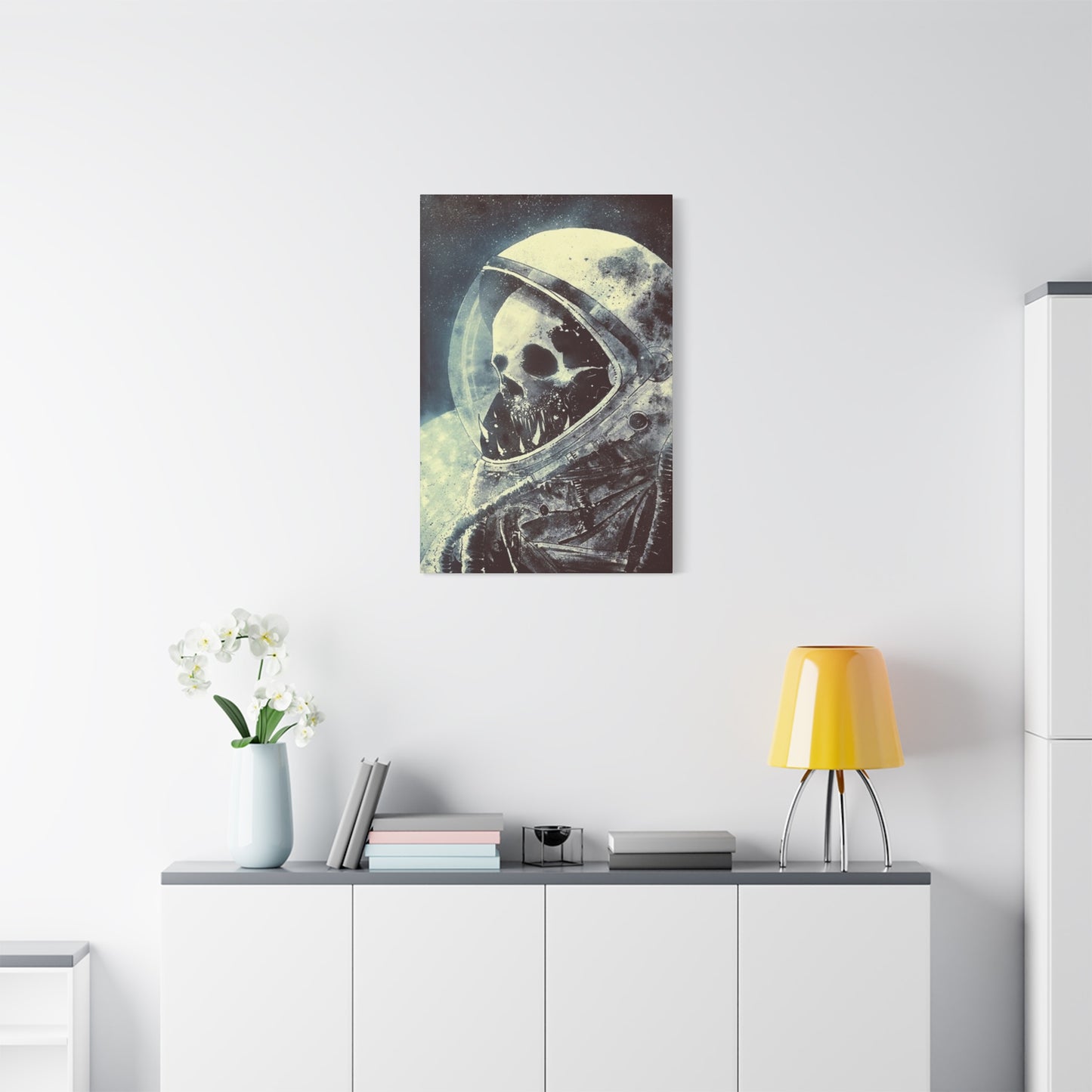 Astronaut Skull Wall Art & Canvas Prints