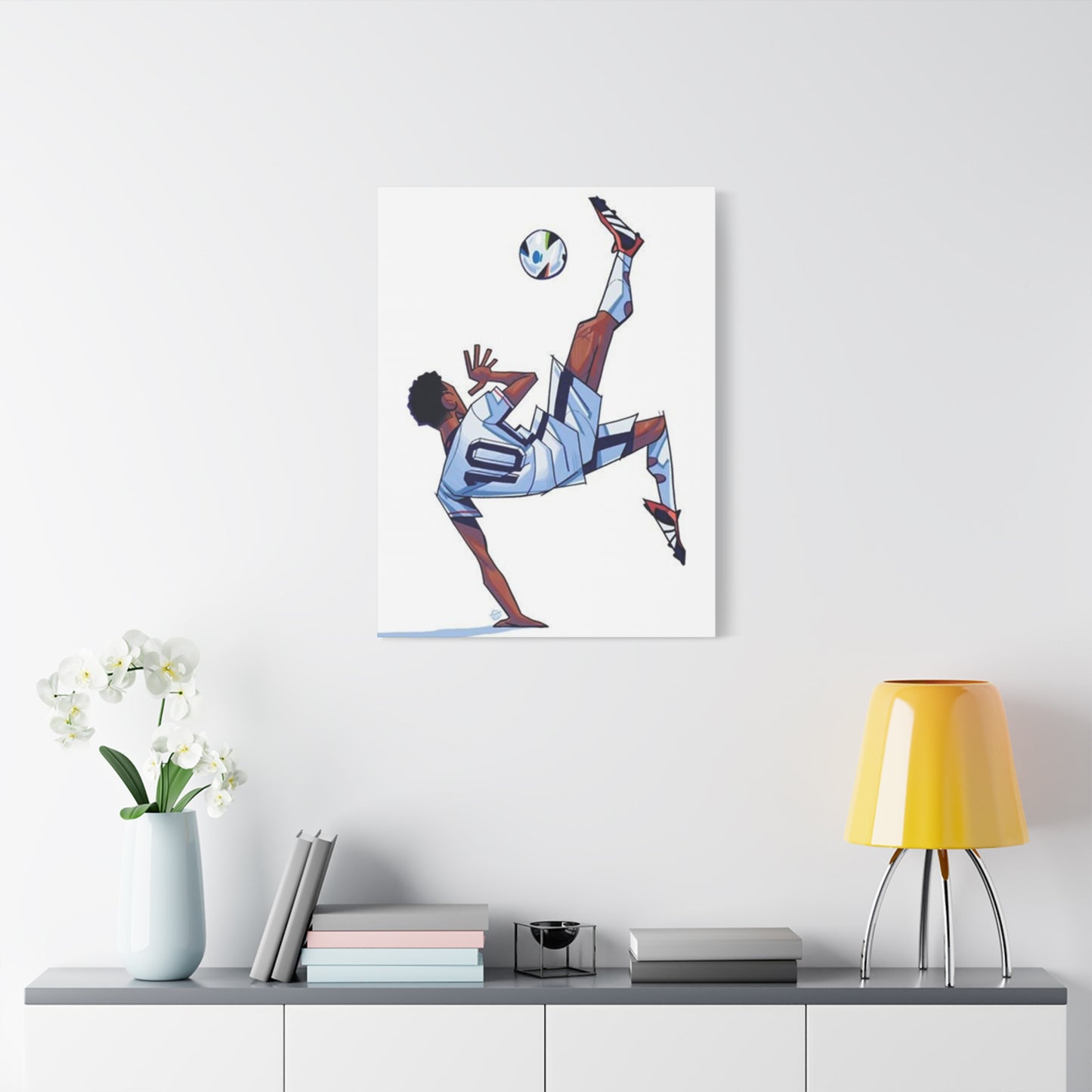 Animated Football Player Wall Art & Canvas Prints